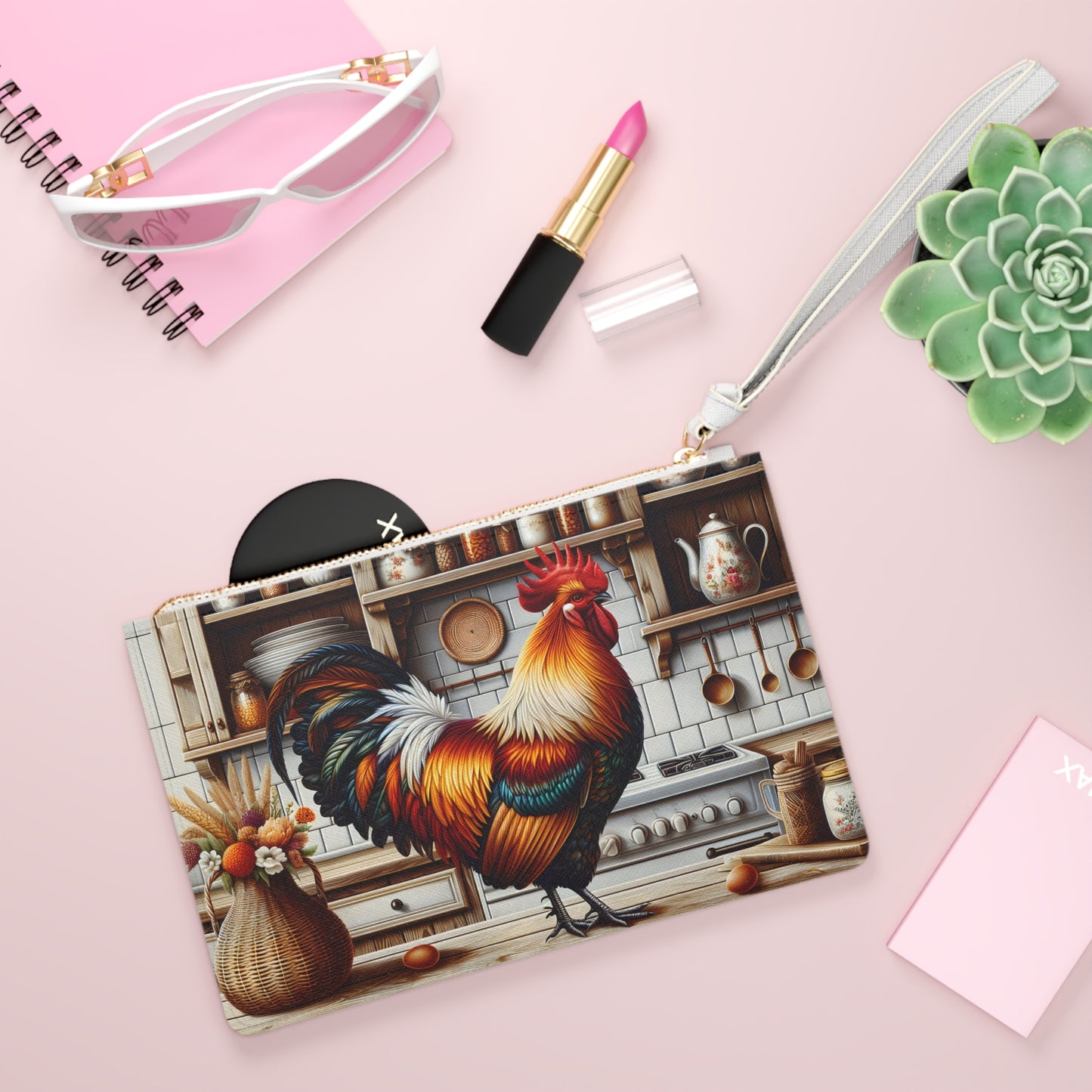 Rooster Clutch Bag