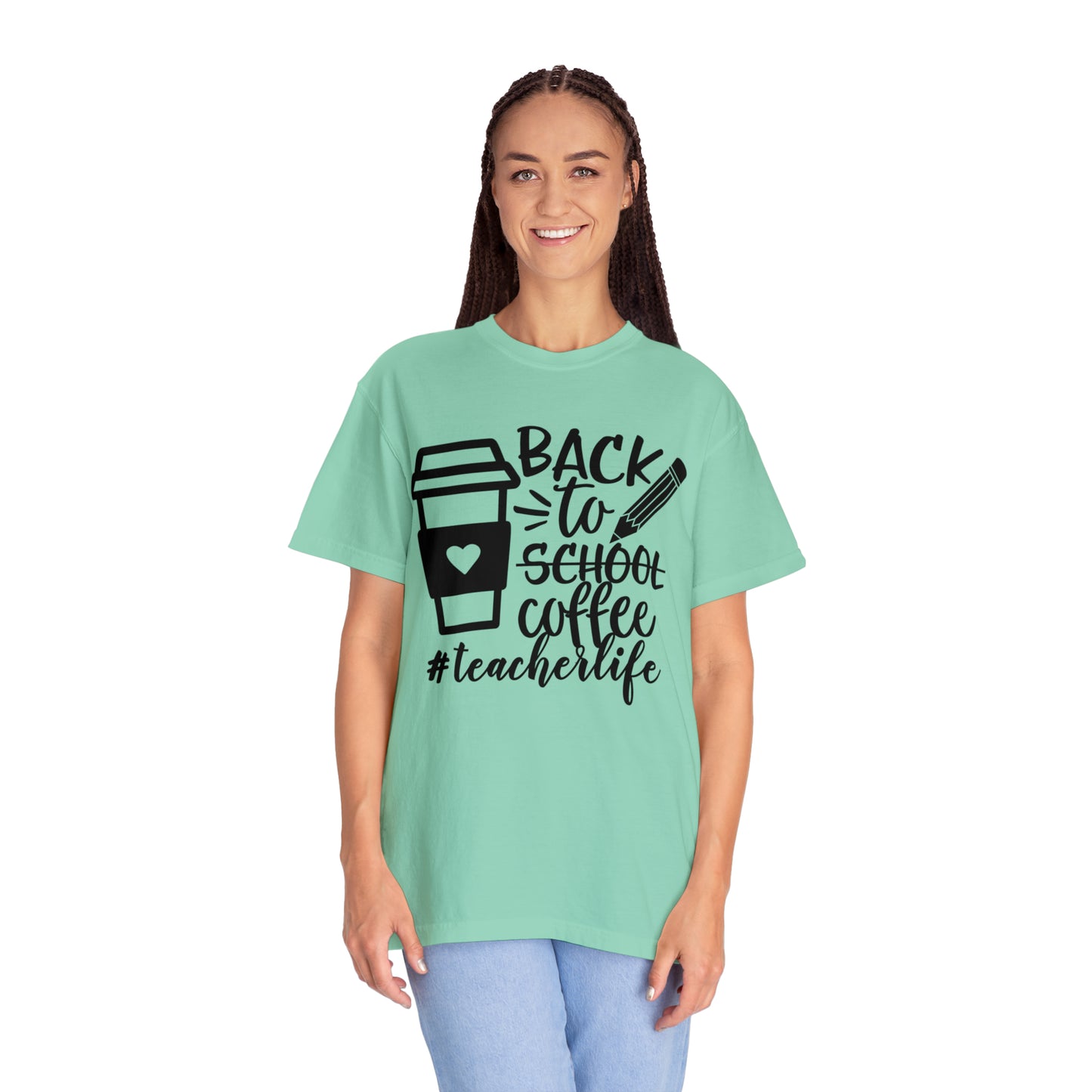 Back To Coffee Garment-Dyed T-shirt