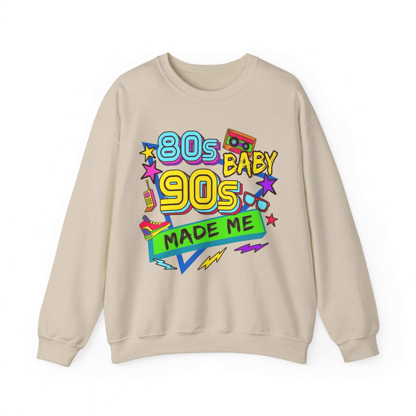 80s Baby 90s Made Me Heavy Blend™ Crewneck Sweatshirt
