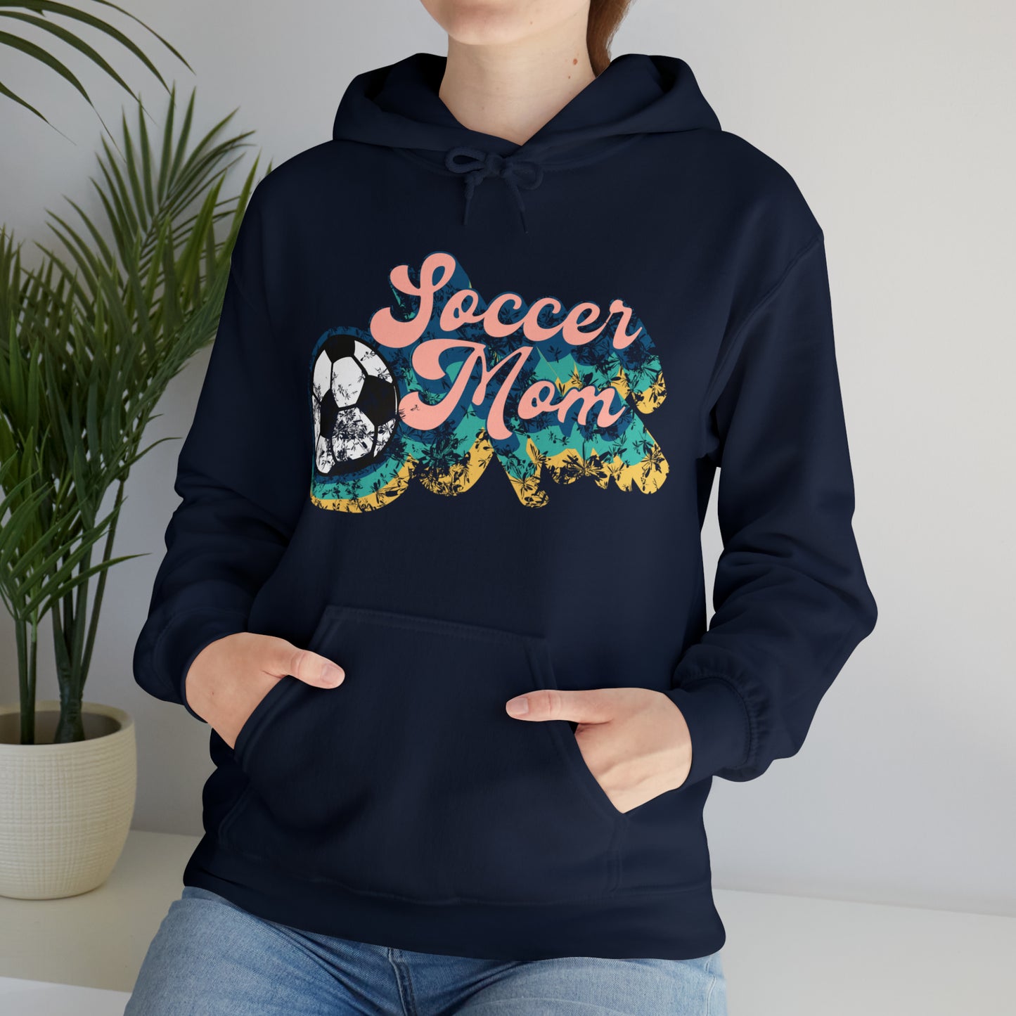 Retro Soccer Mom Heavy Blend™ Hooded Sweatshirt