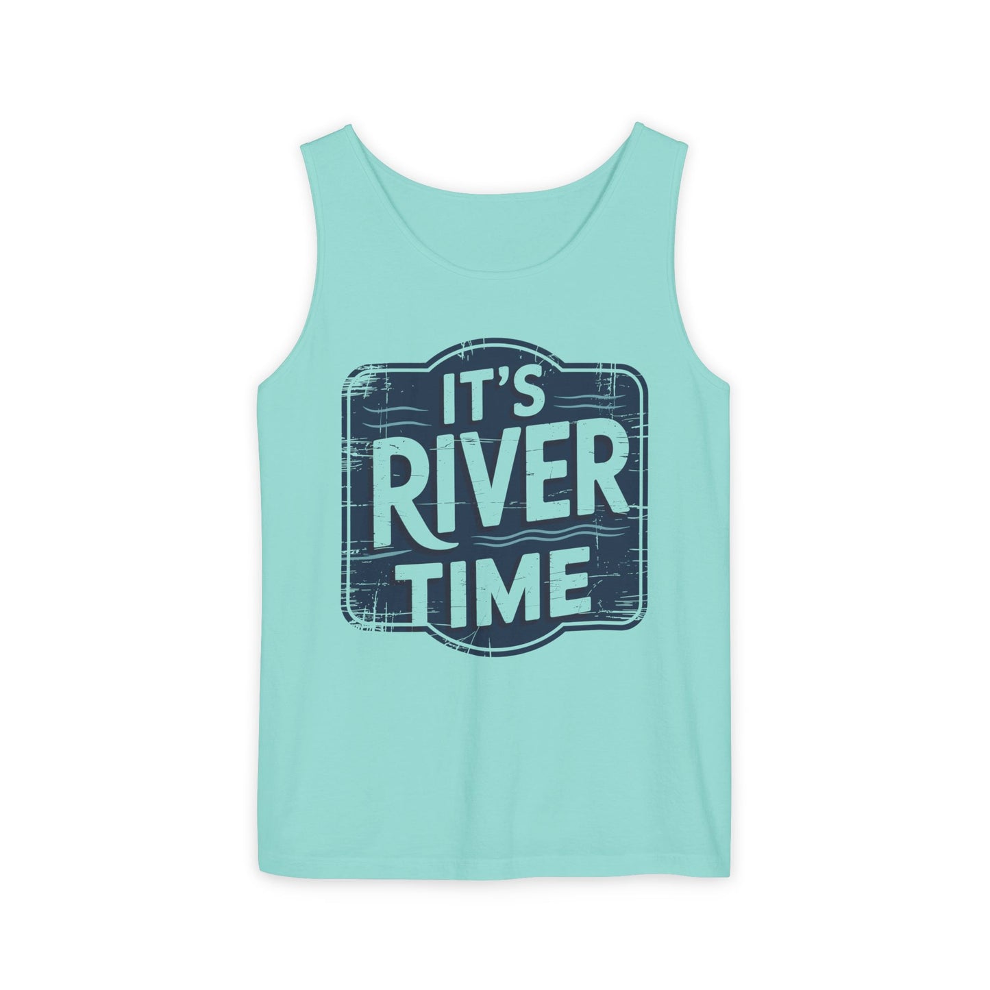 It’s River Time Garment-Dyed Tank Top