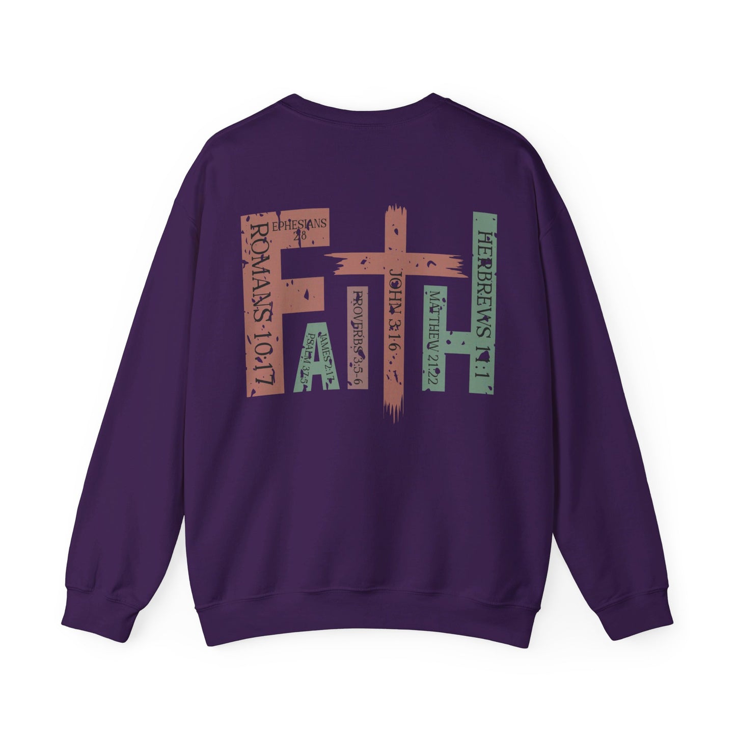 Faith F/B Heavy Blend™ Crewneck Sweatshirt