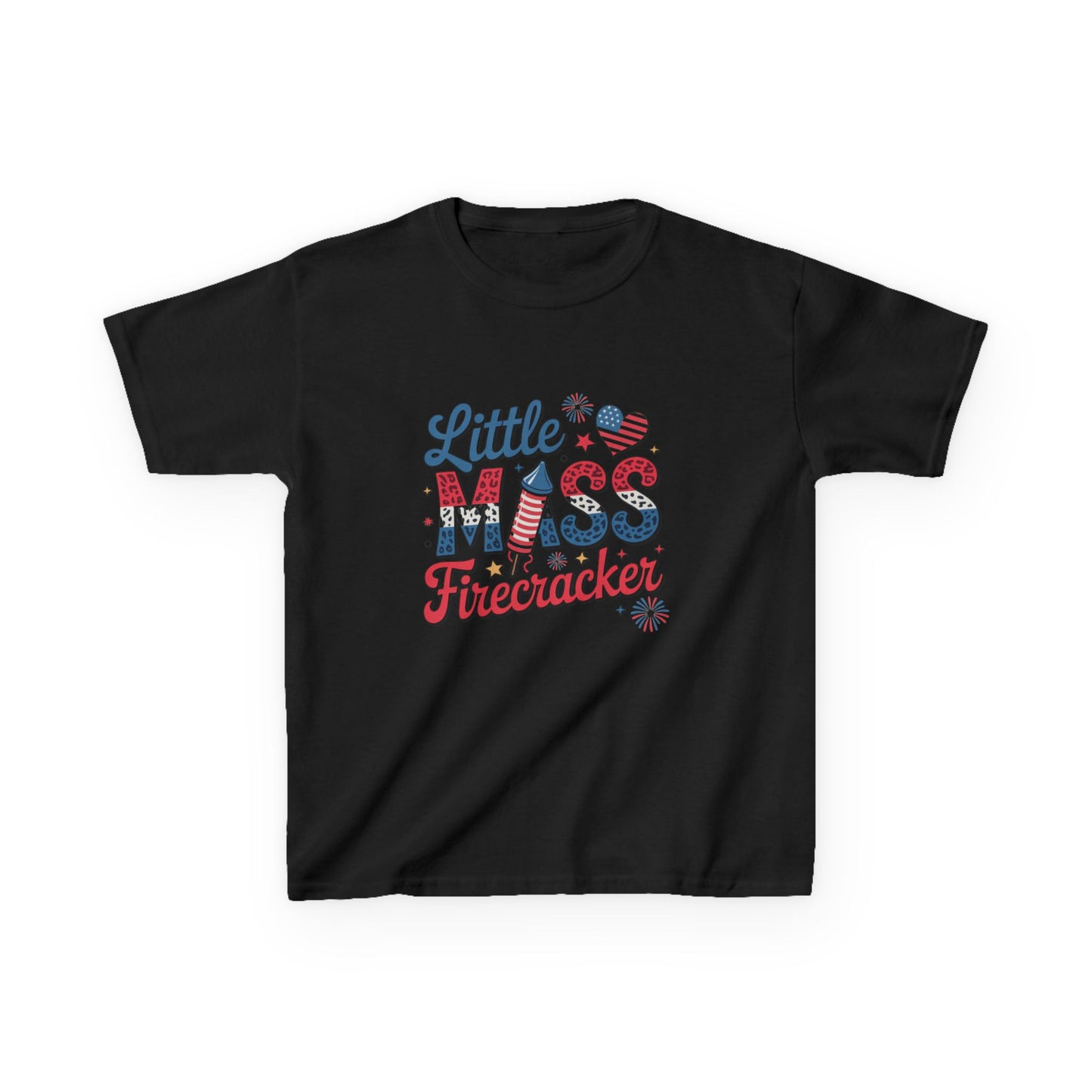 Little Miss Firecracker Kids Heavy Cotton™ Tee