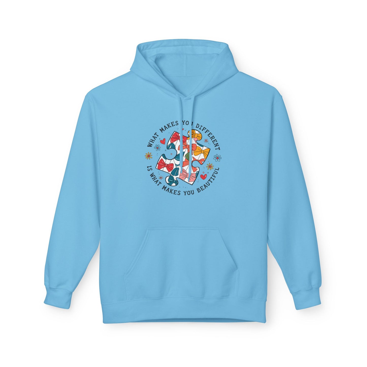 Retro Autism Coquette Midweight Softstyle Fleece Hoodie
