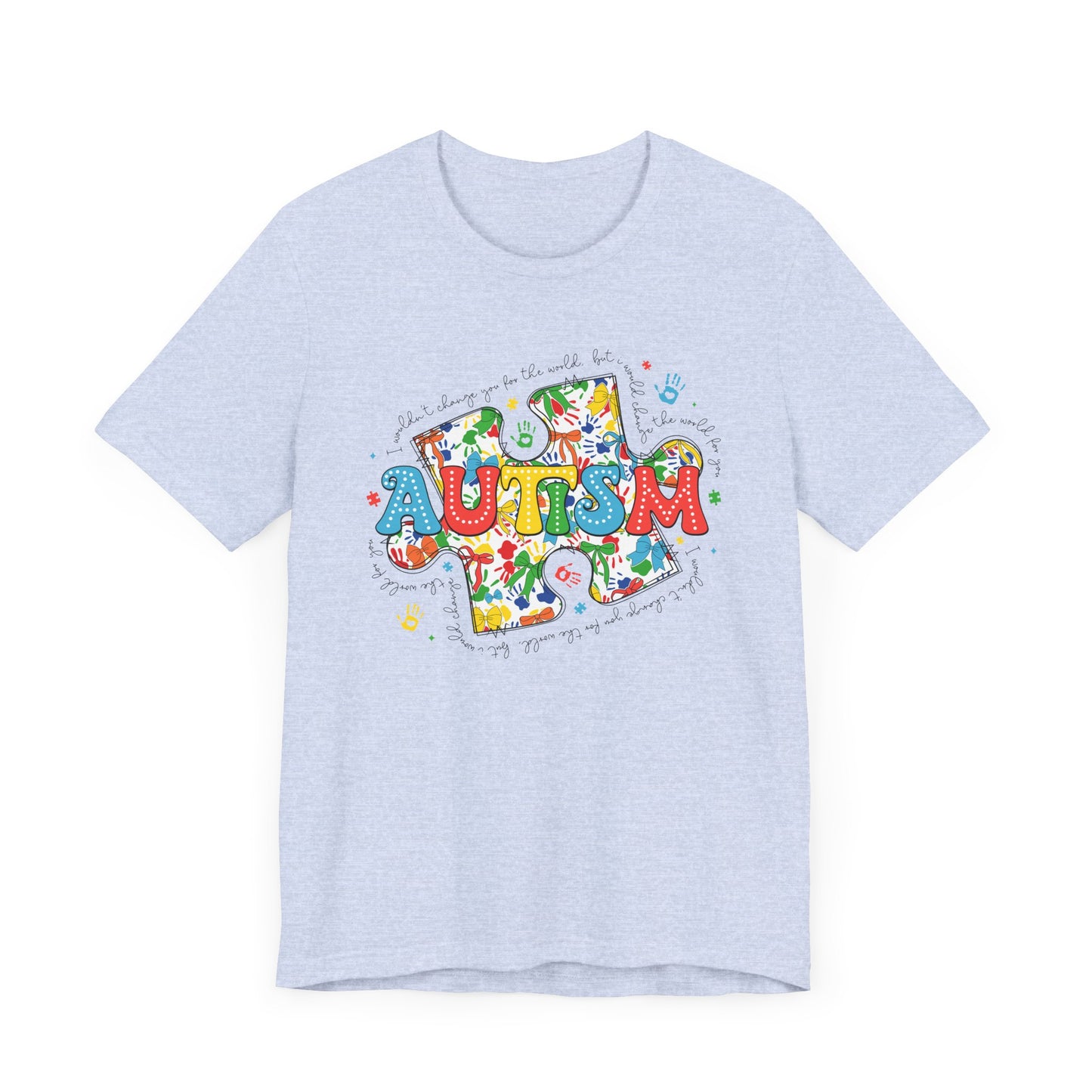 Autism Puzzle Jersey Short Sleeve Tee
