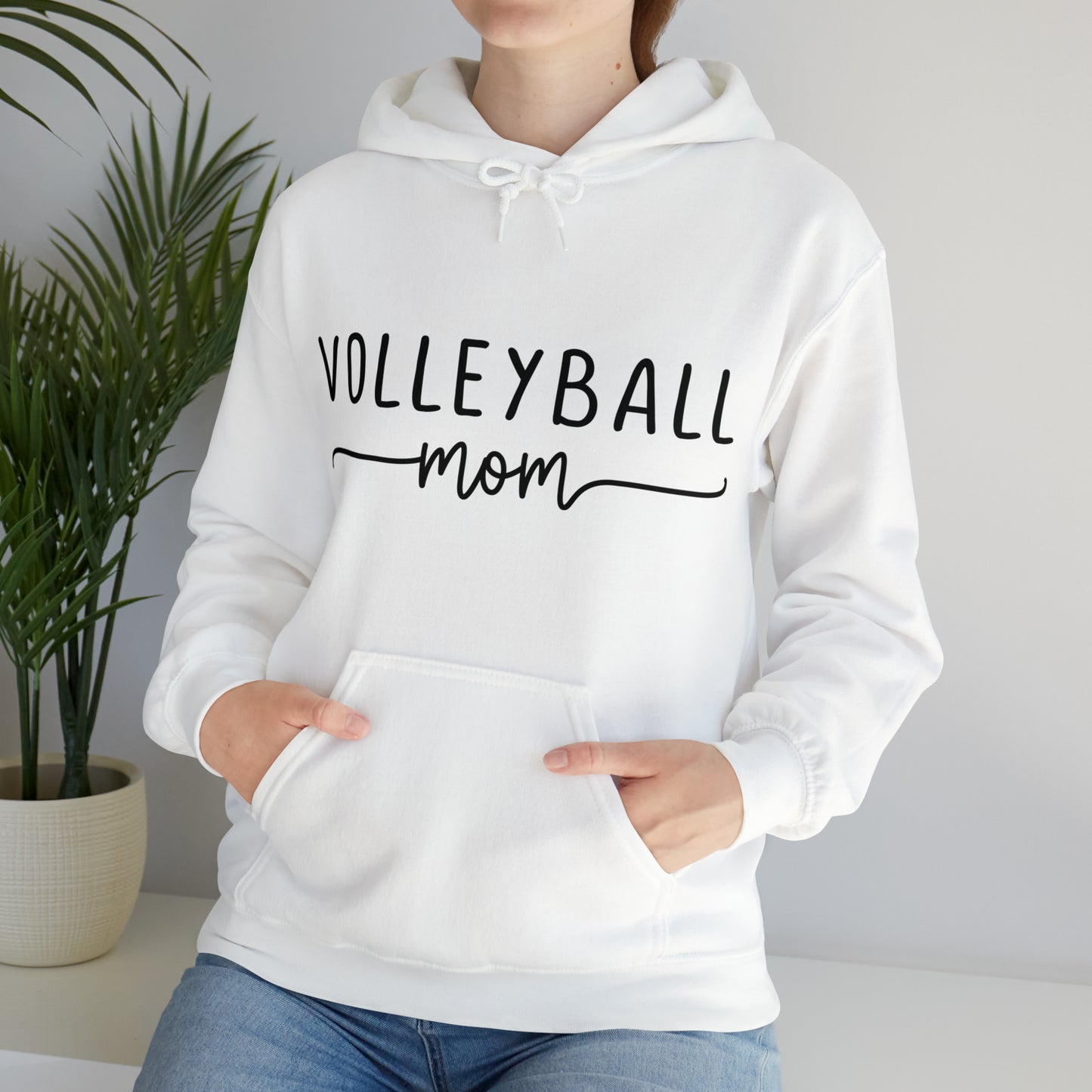 Volleyball MOM Heavy Blend™ Hooded Sweatshirt