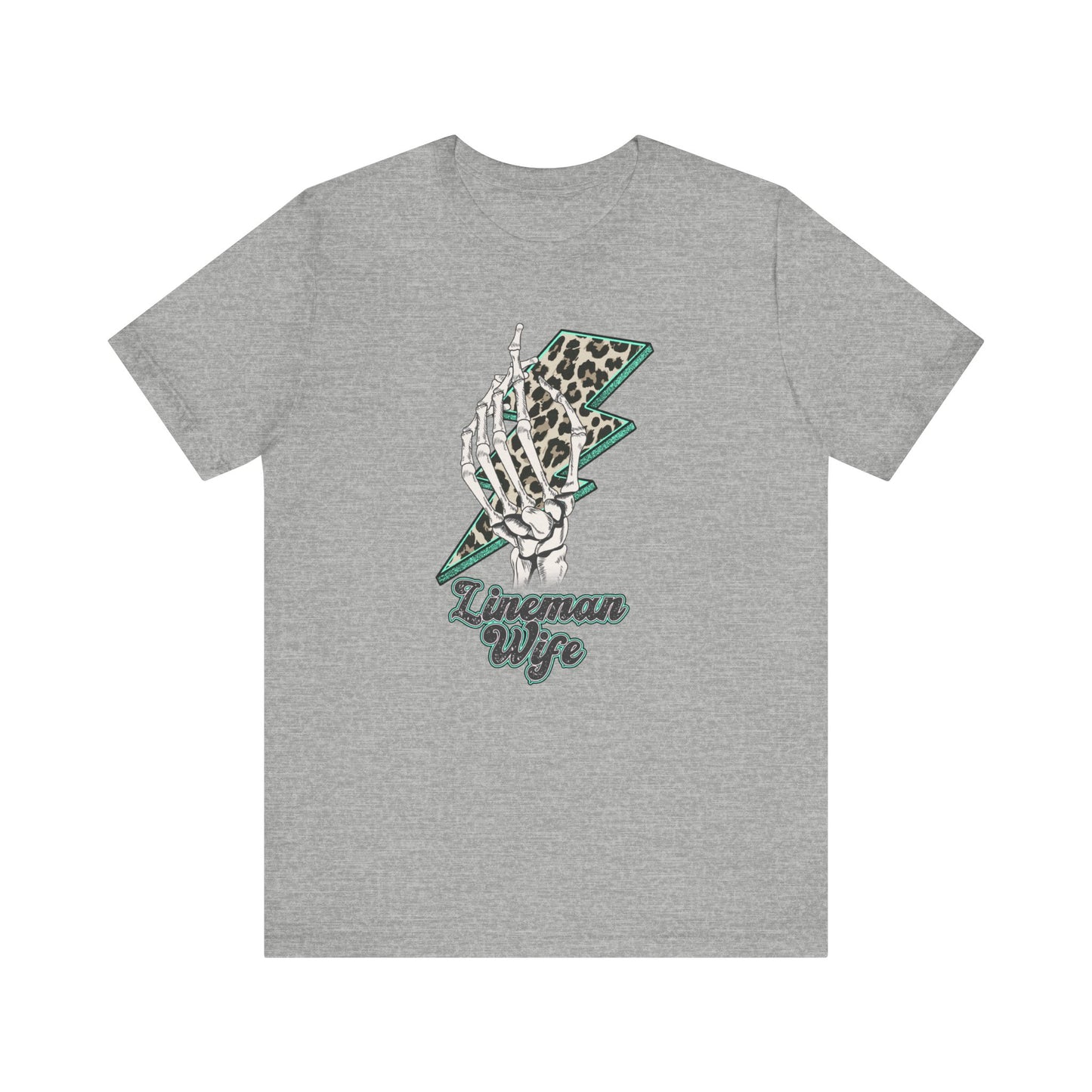 Lineman Wife Jersey Short Sleeve Tee