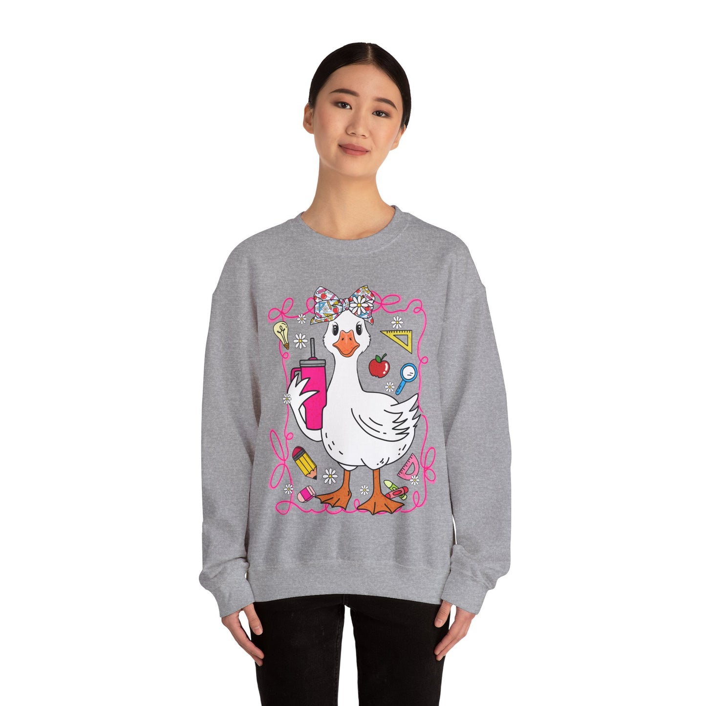 Teacher Goose Heavy Blend™ Crewneck Sweatshirt