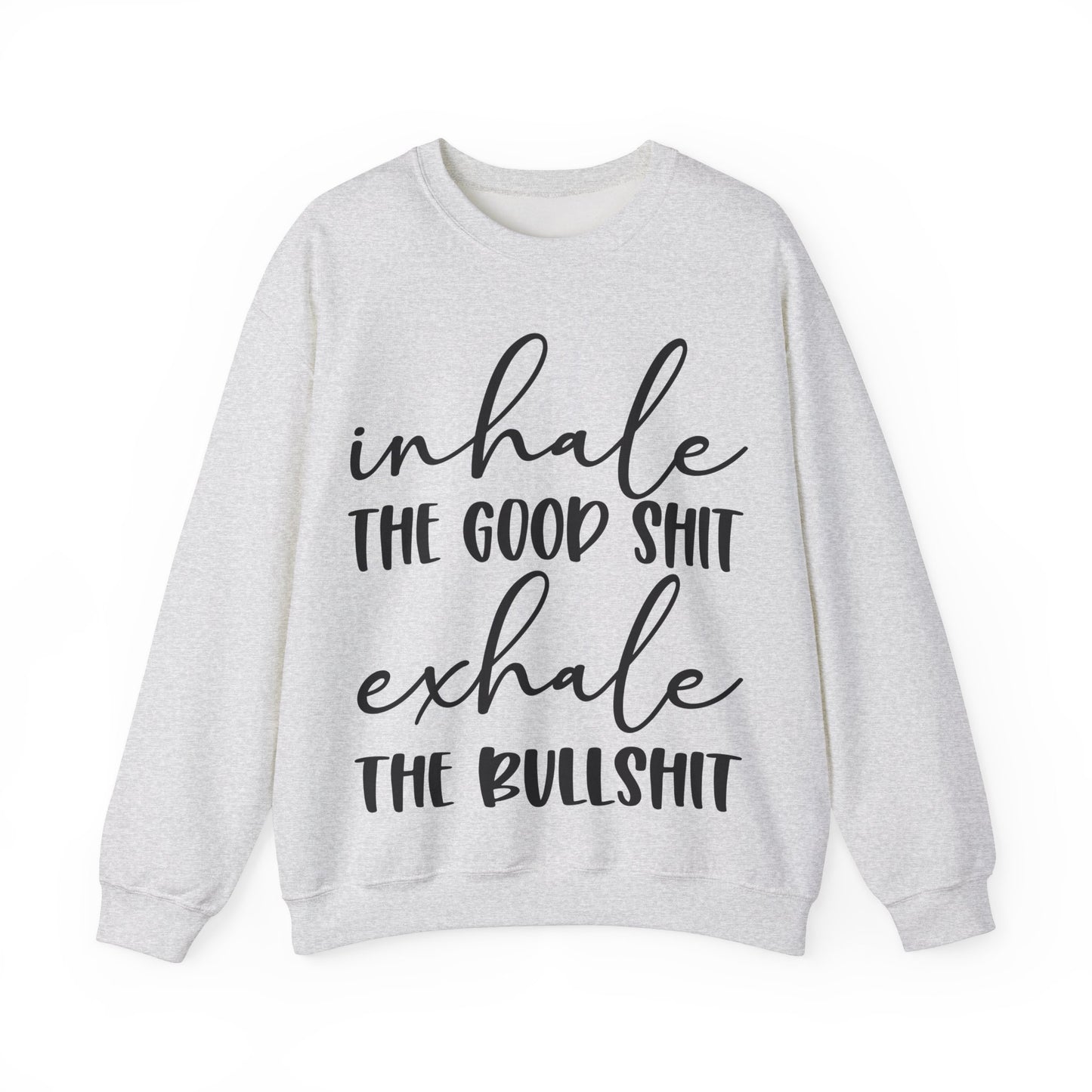 Inhale Exhale Heavy Blend™ Crewneck Sweatshirt
