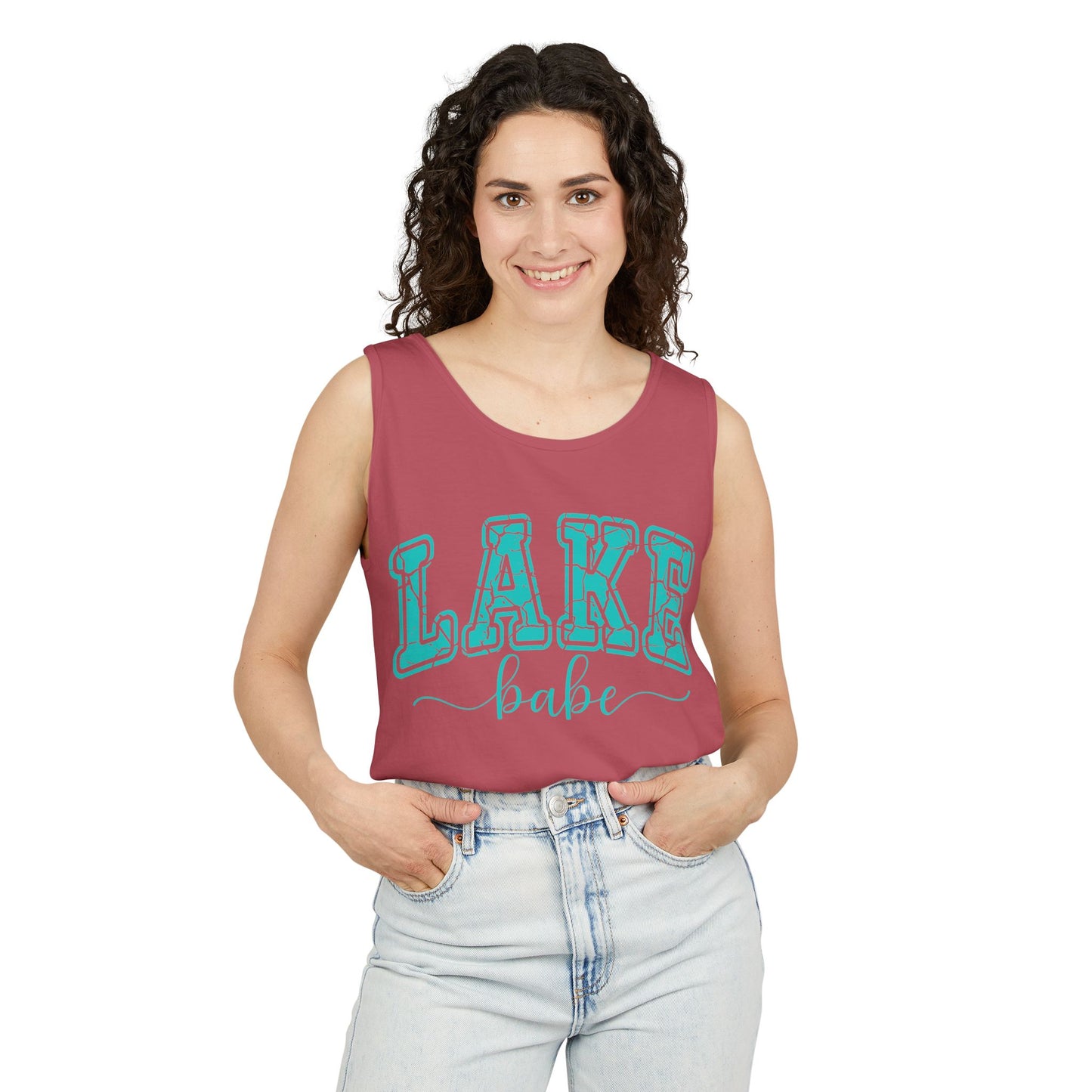 Lake Babe Garment-Dyed Tank Top