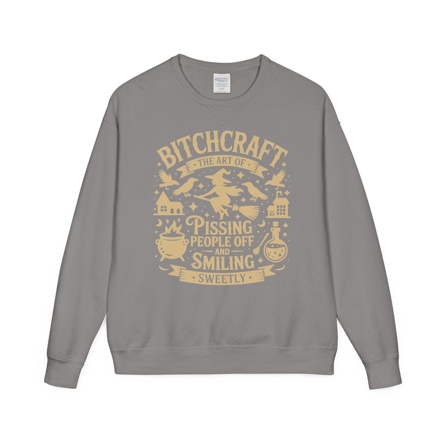 Bitchcraft ComfortWash® Garment Dyed Crewneck Sweatshirt