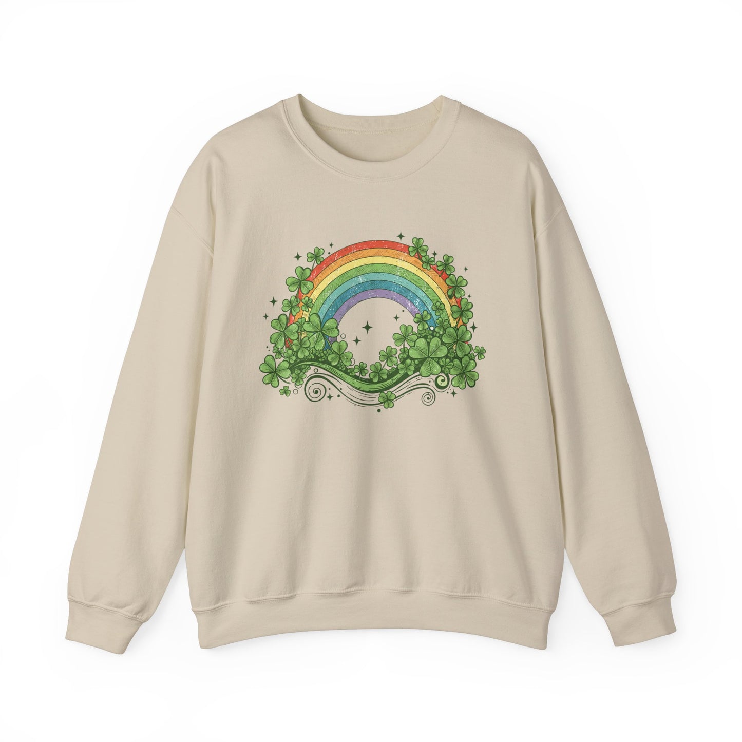 Lucky Rainbow Heavy Blend™ Crewneck Sweatshirt