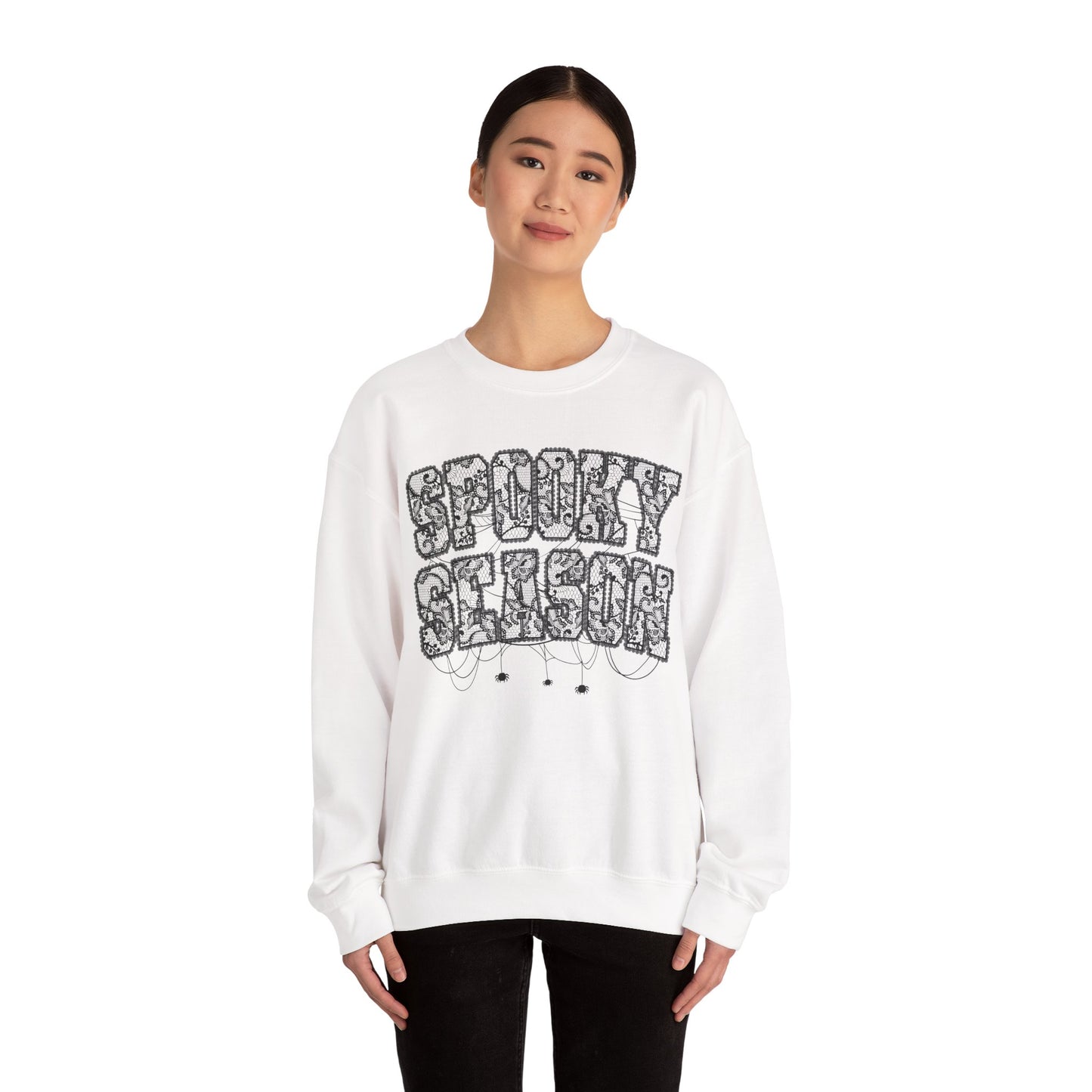 Lace Spooky Season Heavy Blend™ Crewneck Sweatshirt