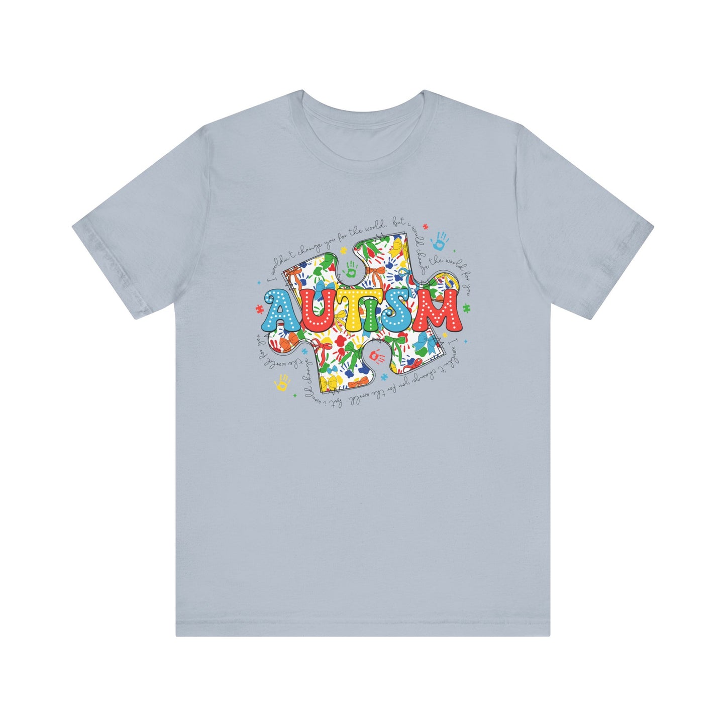 Autism Puzzle Jersey Short Sleeve Tee