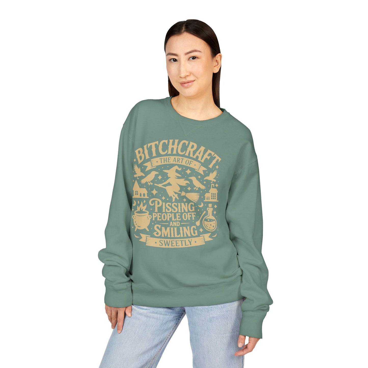 Bitchcraft ComfortWash® Garment Dyed Crewneck Sweatshirt