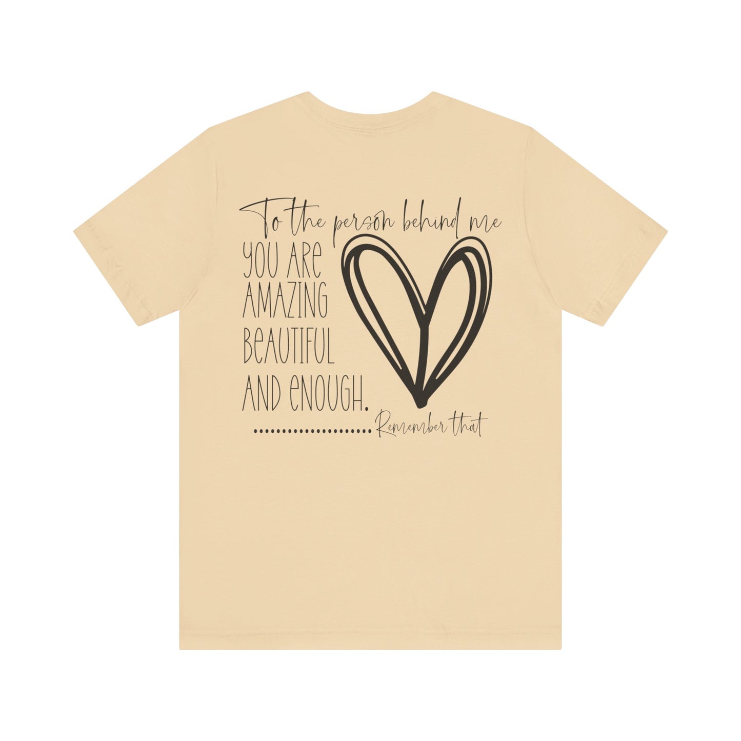 Person Behind Me Jersey Short Sleeve Tee