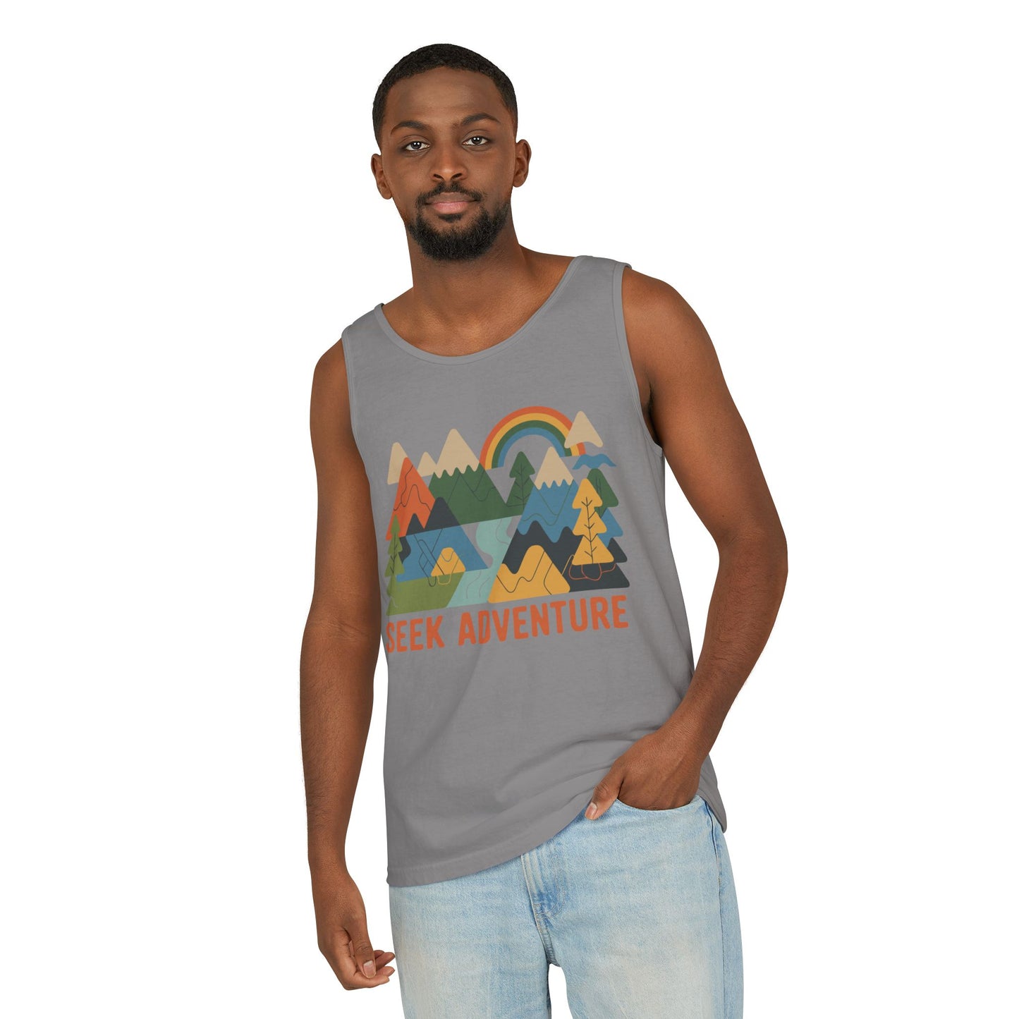 Seek Adventure Garment-Dyed Tank Top
