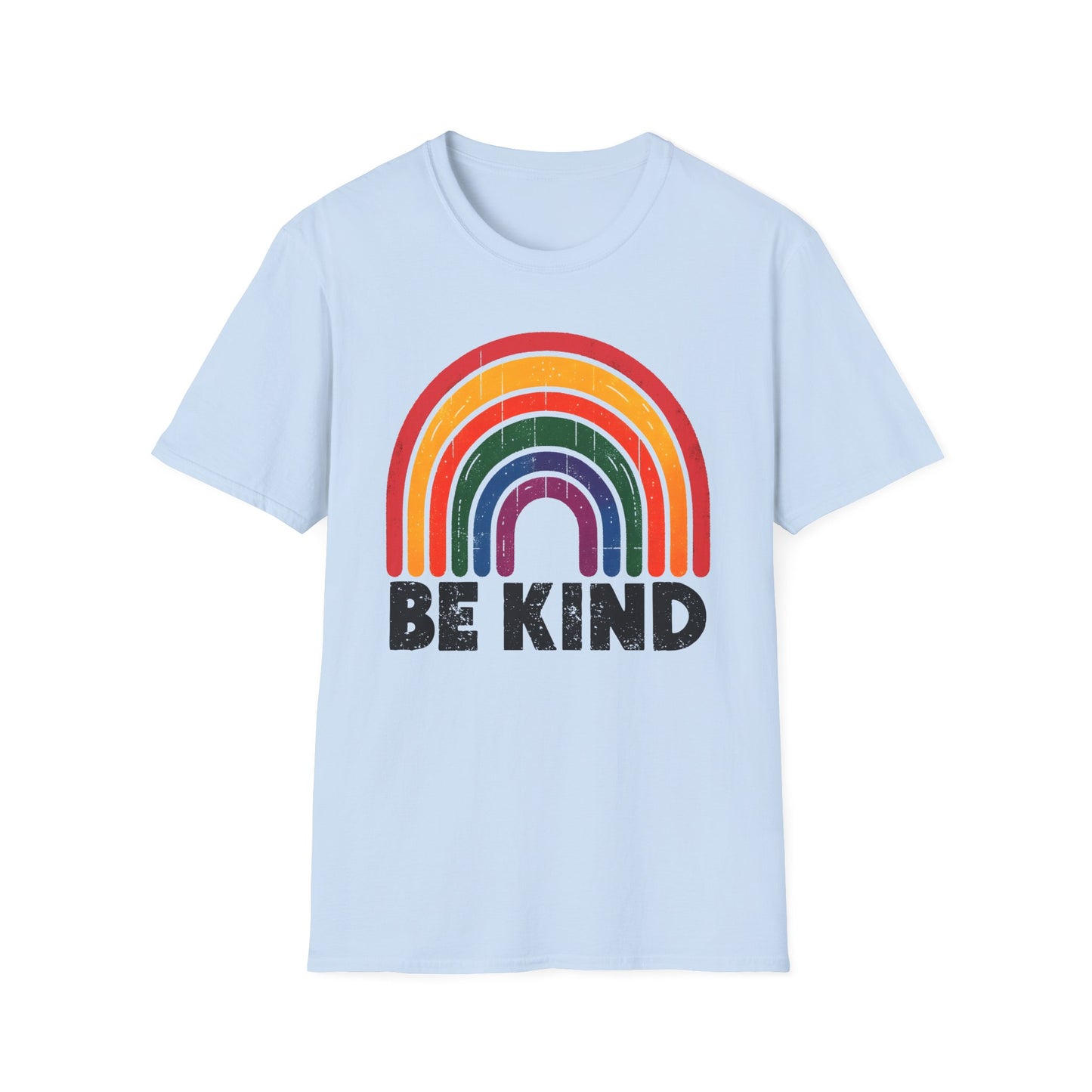 Be Kind Rainbow Softstyle T-Shirt