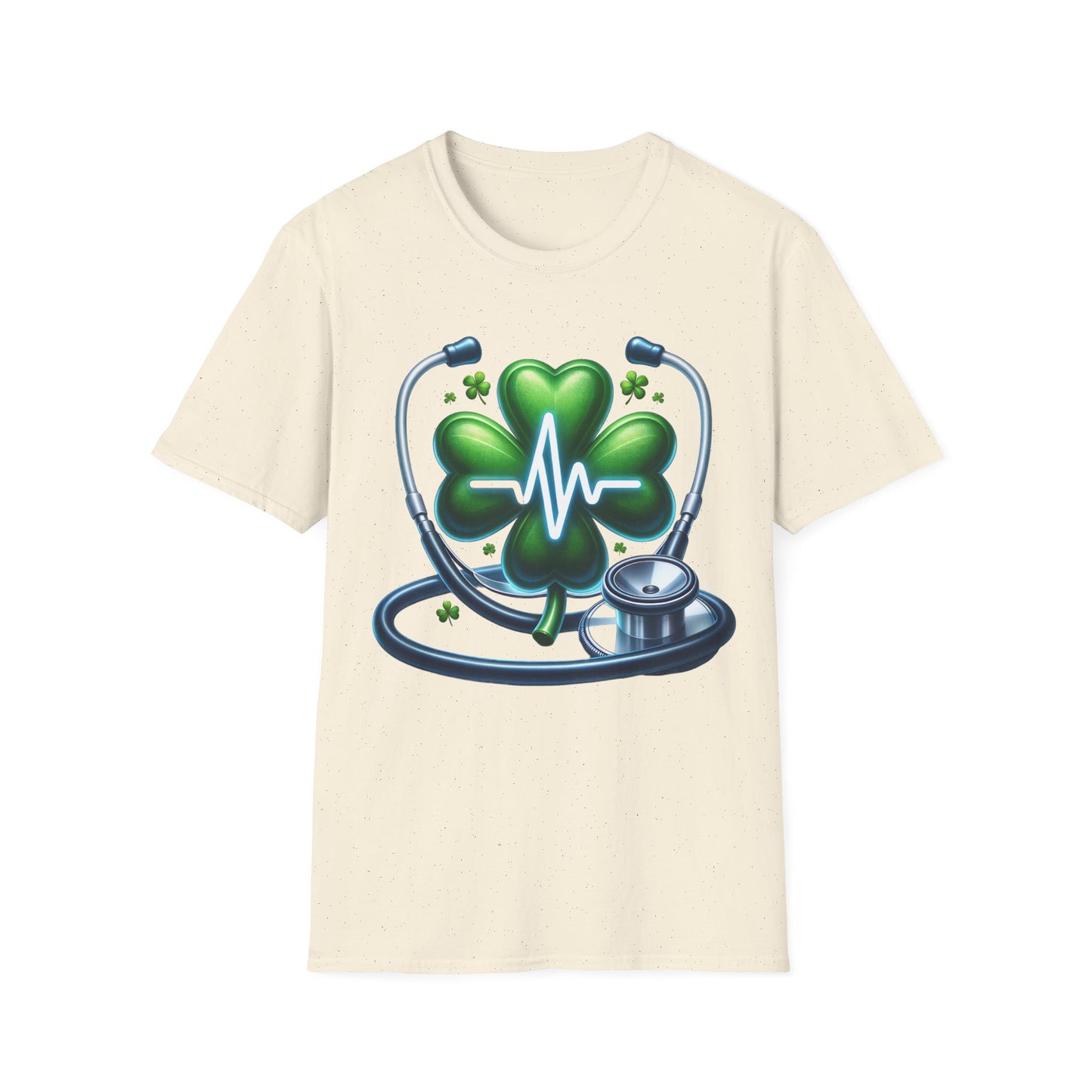 Stethoscope Clover Softstyle T-Shirt