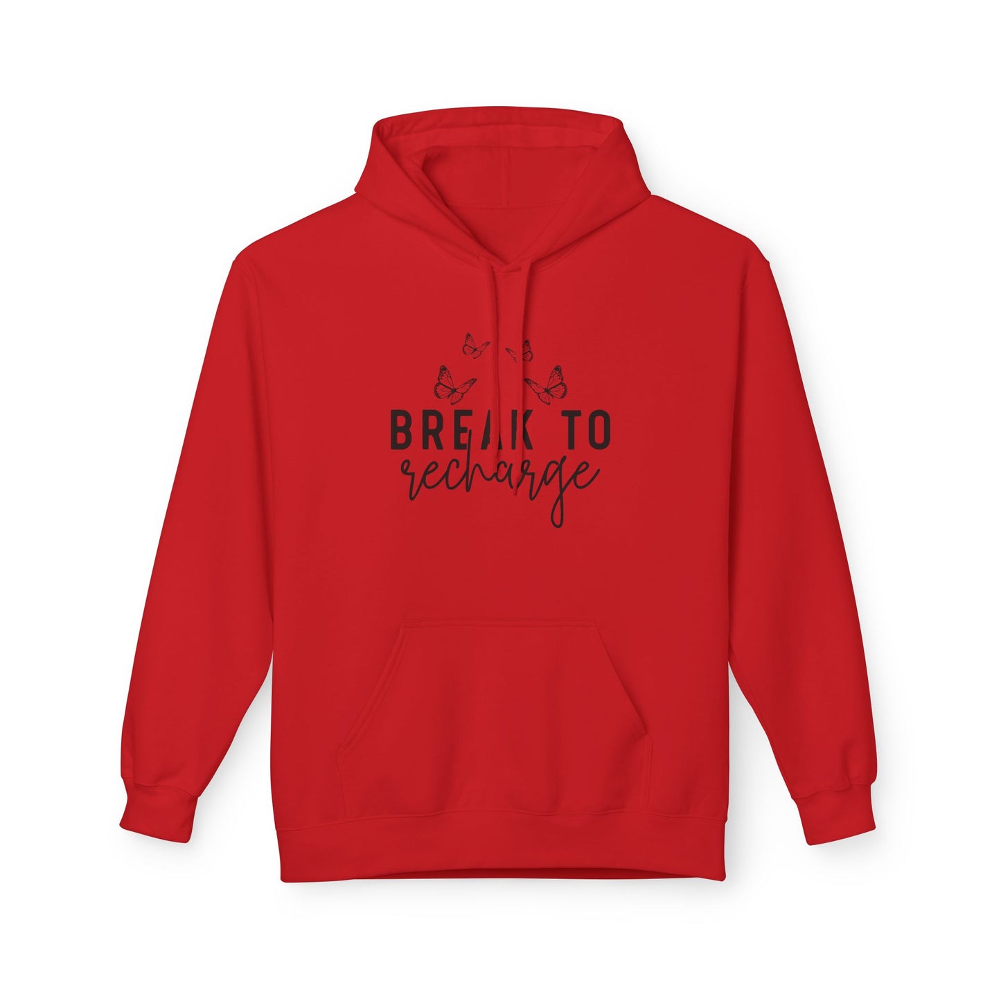 Break To Recharge Midweight Softstyle Fleece Hoodie
