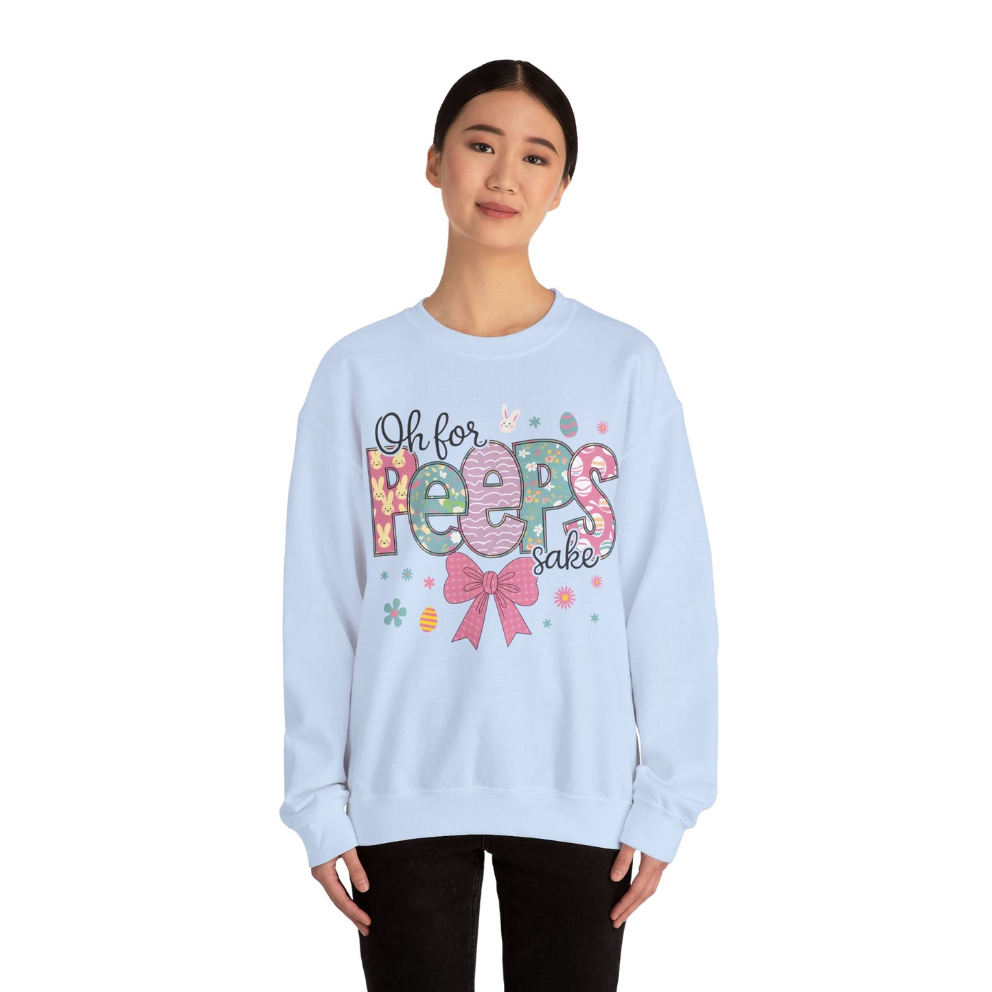 Oh For Peeps Sake Heavy Blend™ Crewneck Sweatshirt