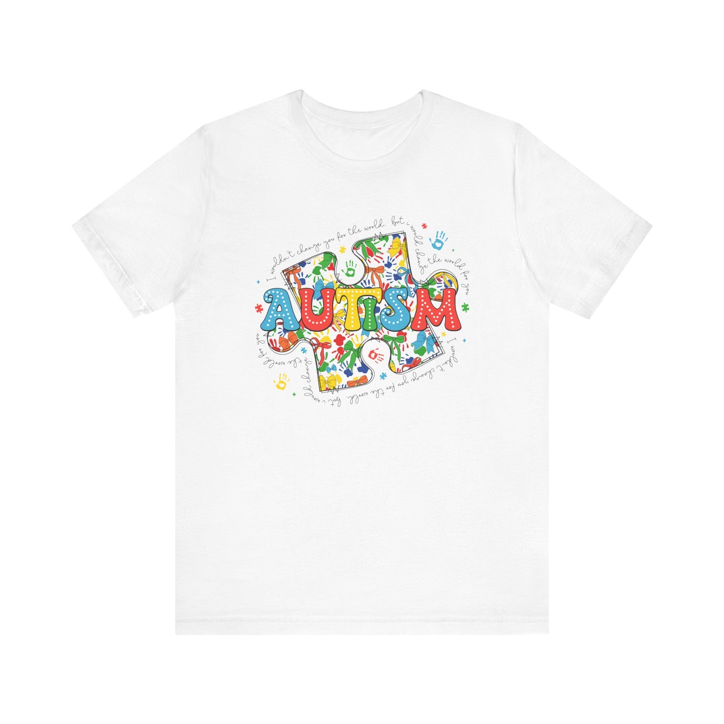 Autism Puzzle Jersey Short Sleeve Tee