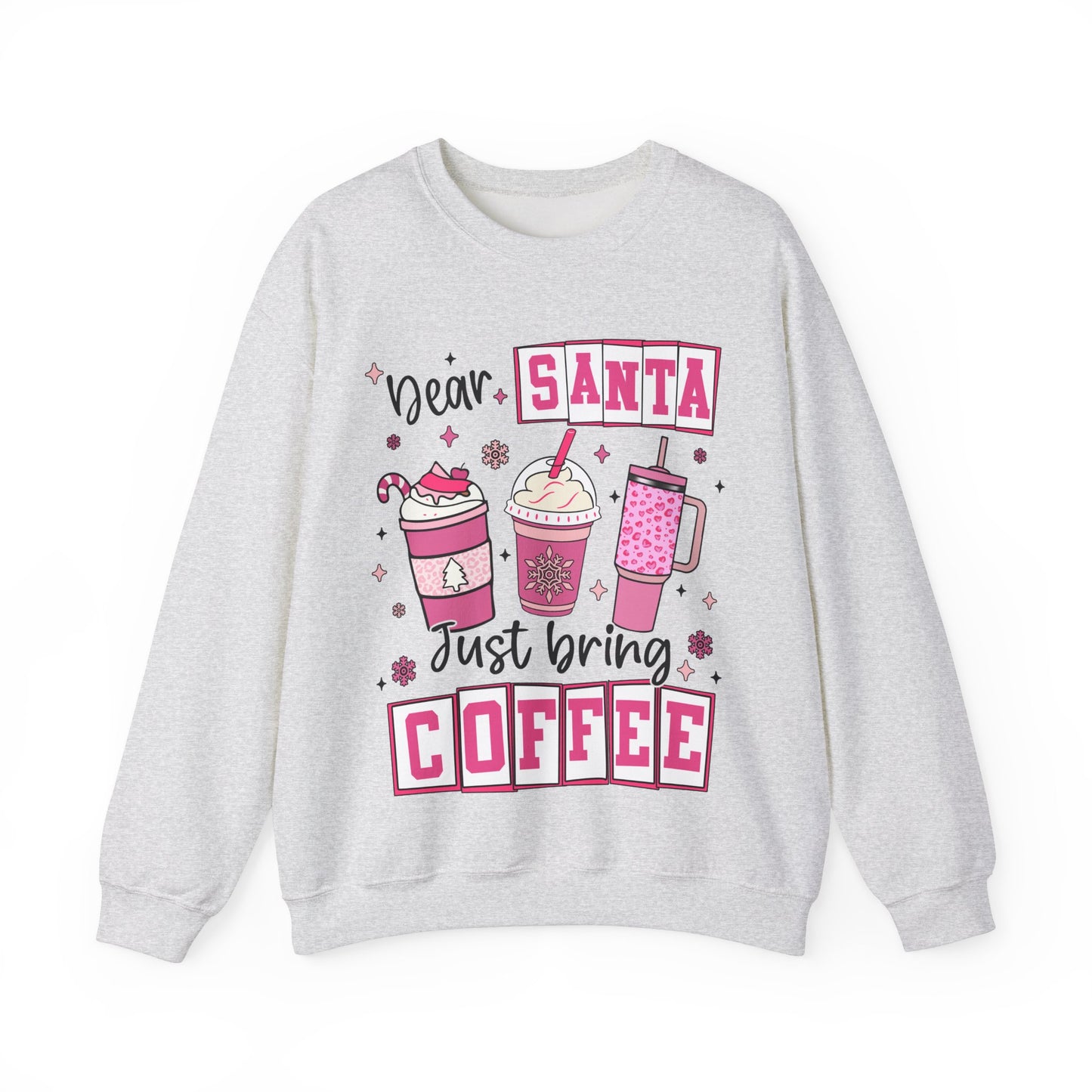 Dear Santa Just Bring Coffee Heavy Blend™ Crewneck Sweatshirt