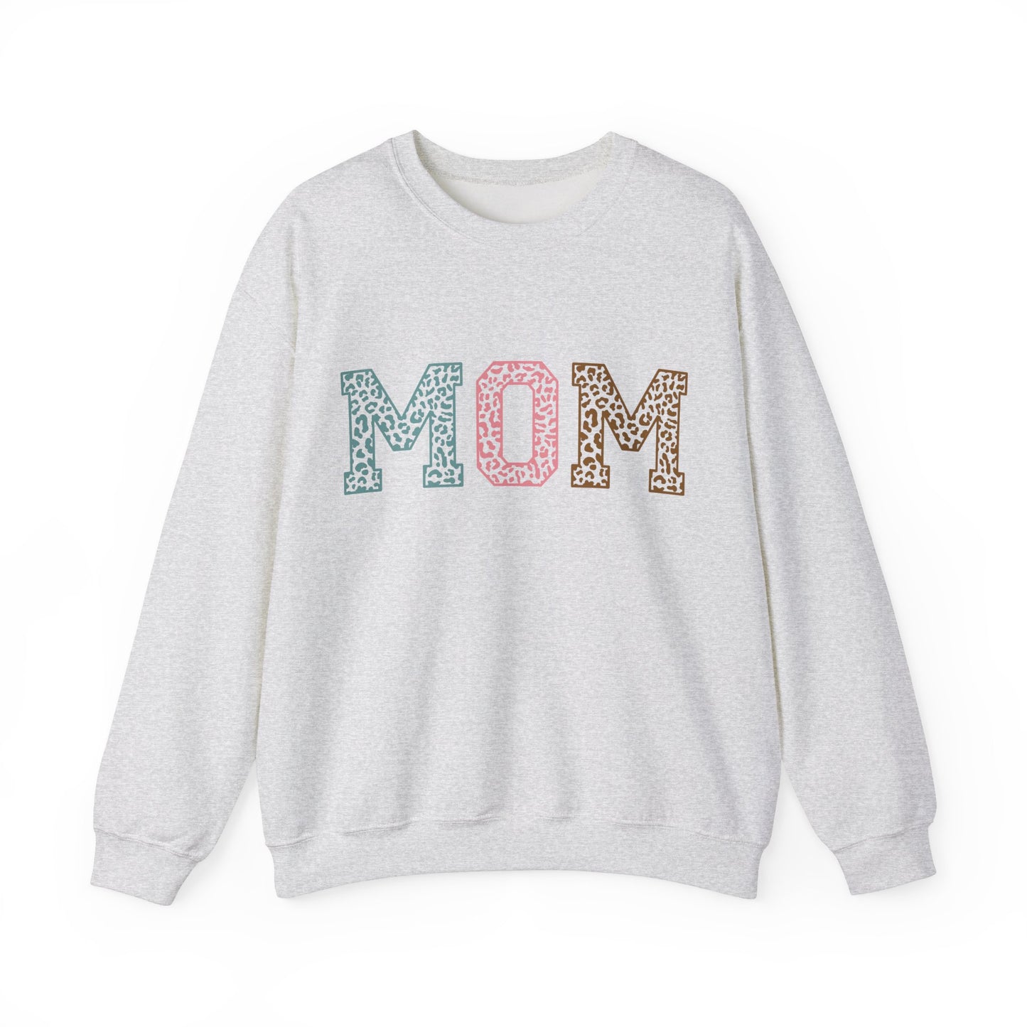 Leopard MOM Heavy Blend™ Crewneck Sweatshirt