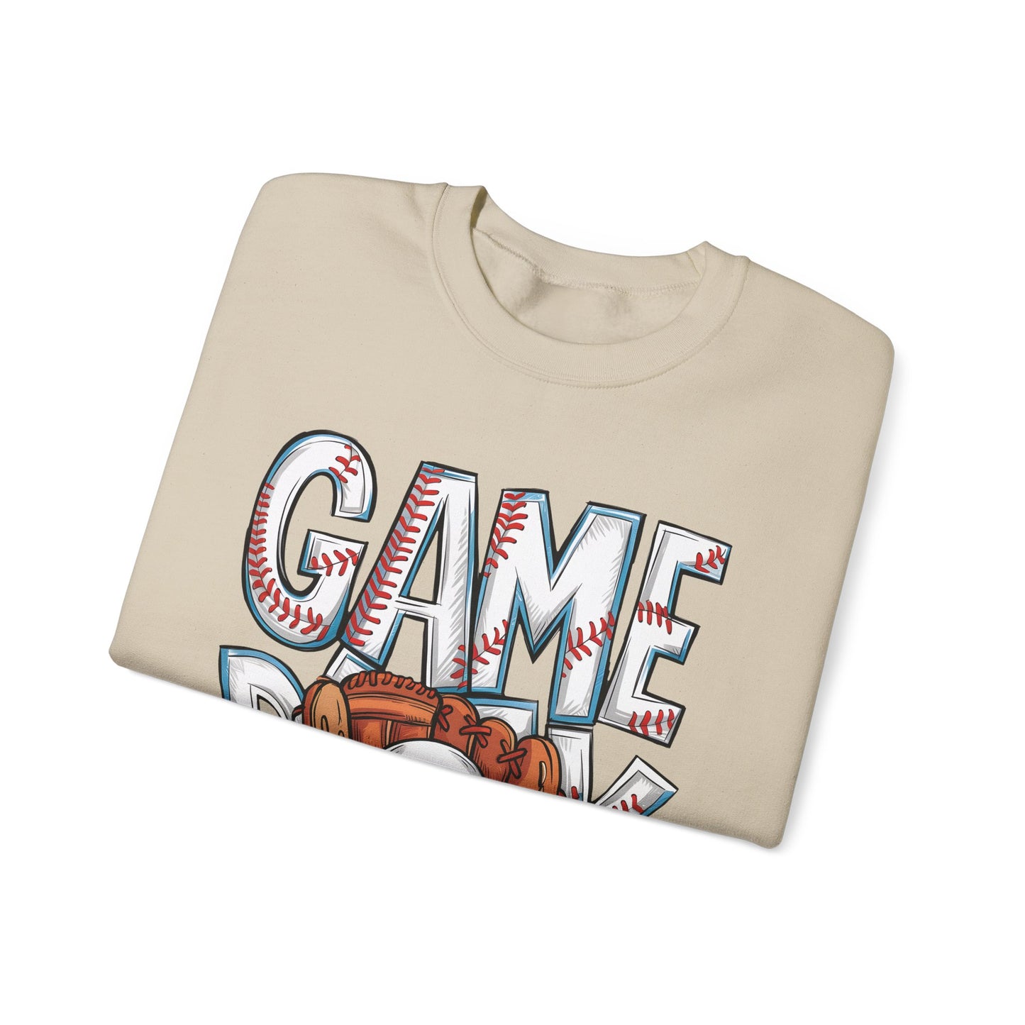 Baseball Game Day Heavy Blend™ Crewneck Sweatshirt