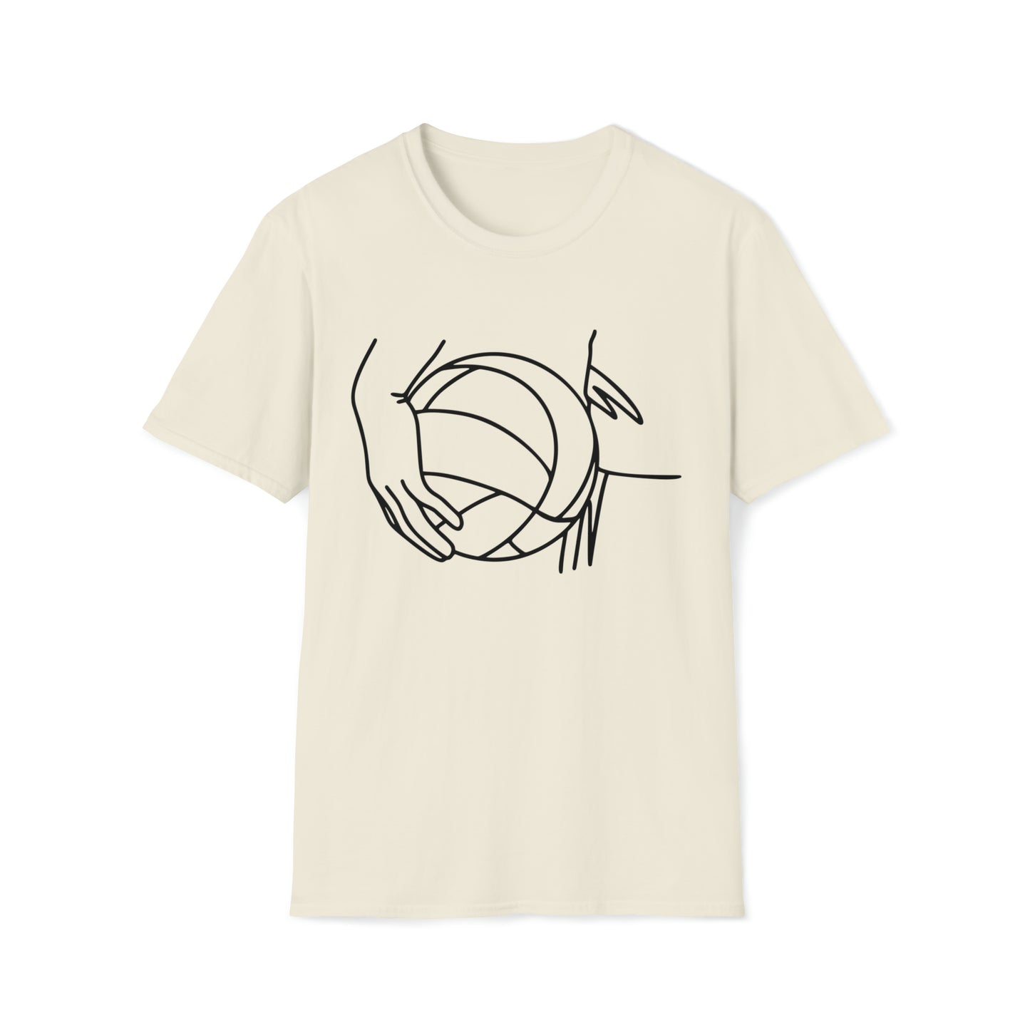 Hand with Volleyball Softstyle T-Shirt