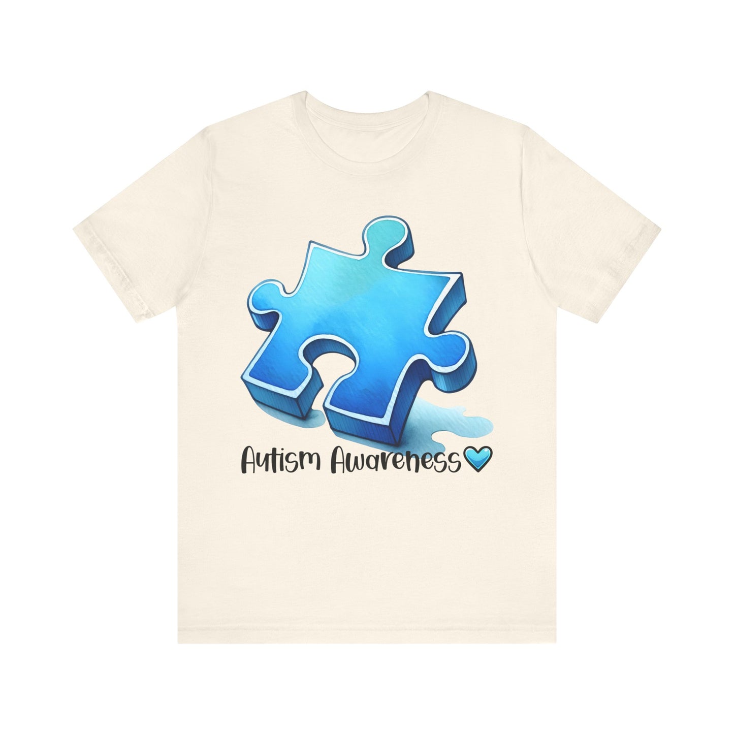 Puzzle Autism Awareness Jersey Short Sleeve Tee