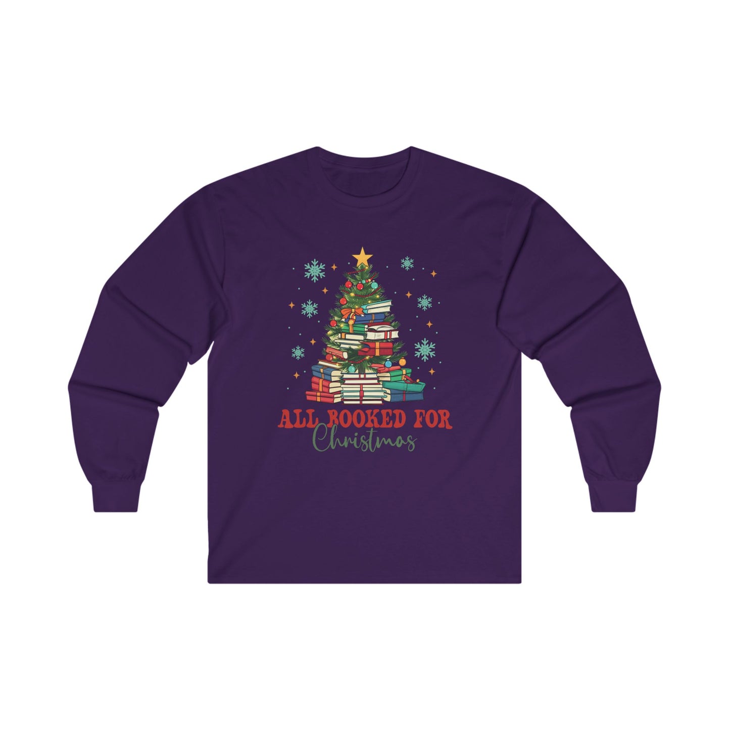 All Booked For Christmas Ultra Cotton Long Sleeve Tee
