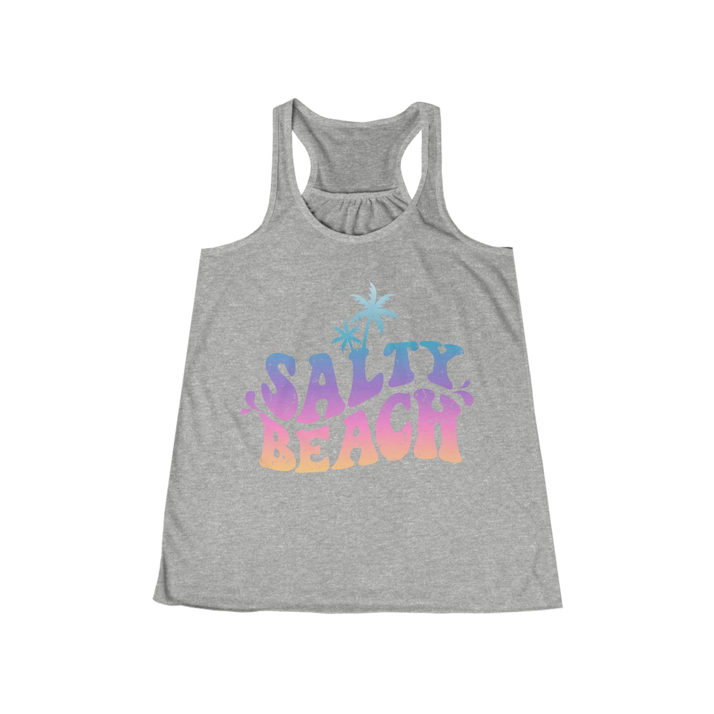 Salty Beach Flowy Racerback Tank