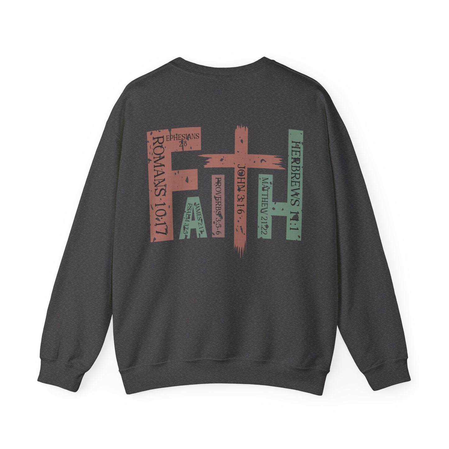 Faith F/B Heavy Blend™ Crewneck Sweatshirt