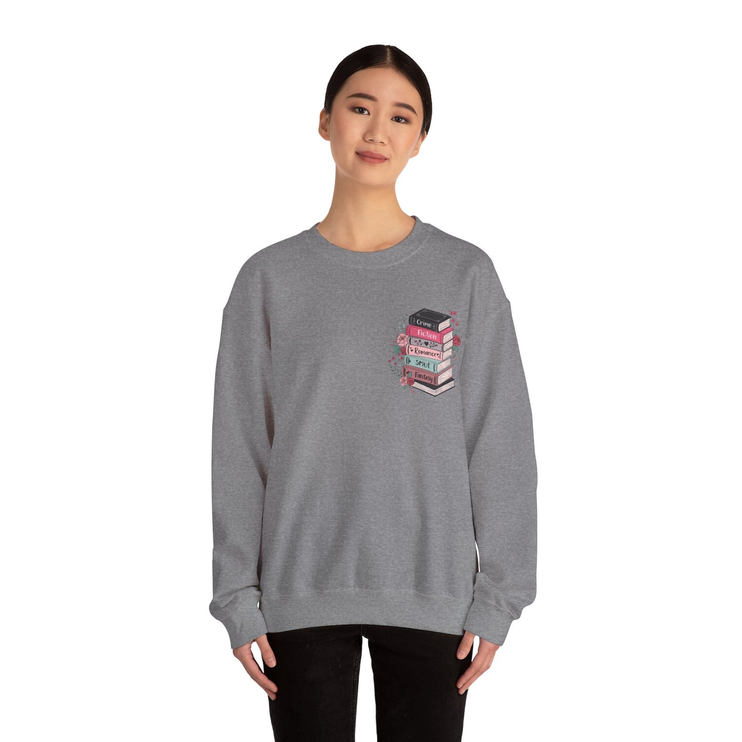 The Stack of Books Heavy Blend™ Crewneck Sweatshirt