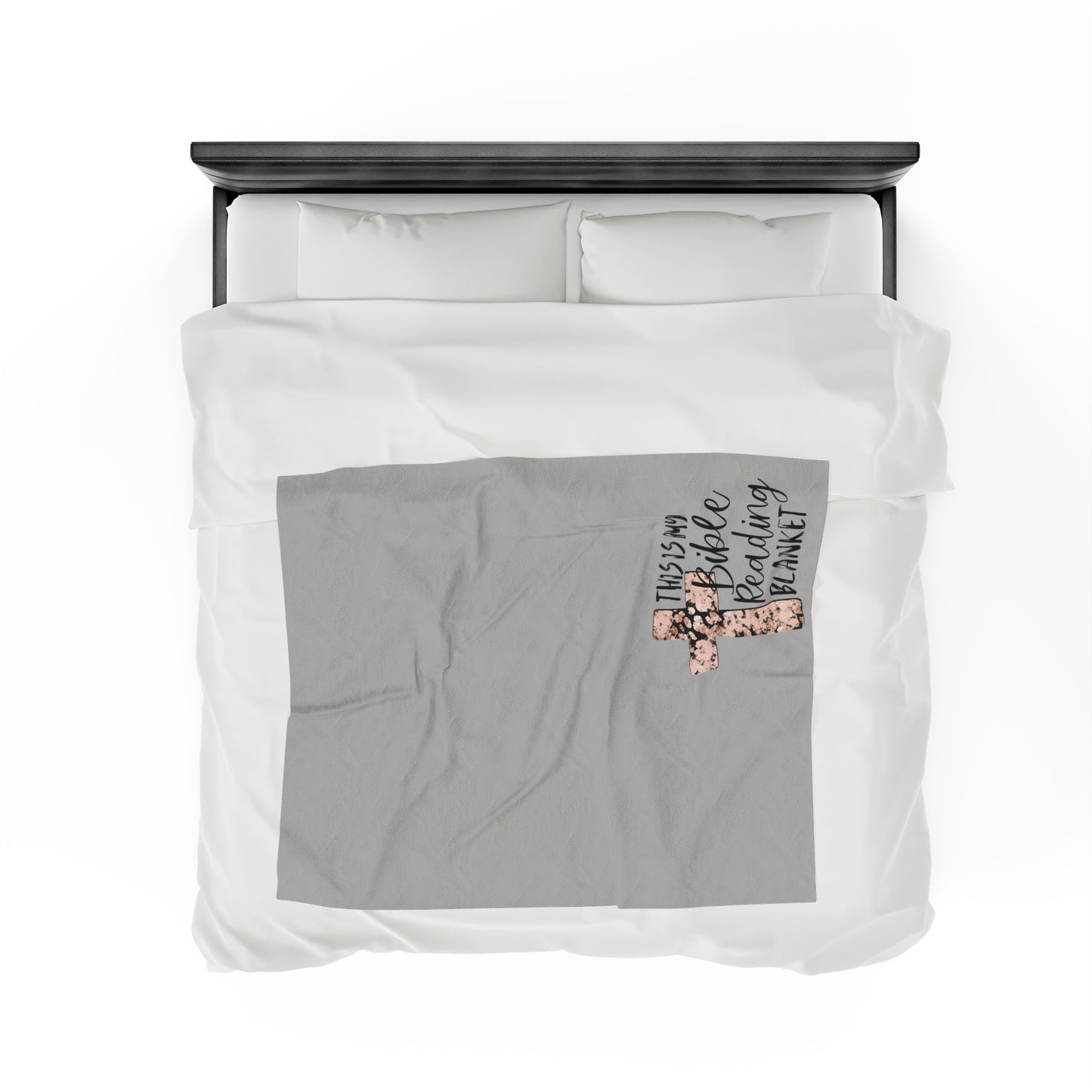 Bible Reading Velveteen Plush Blanket