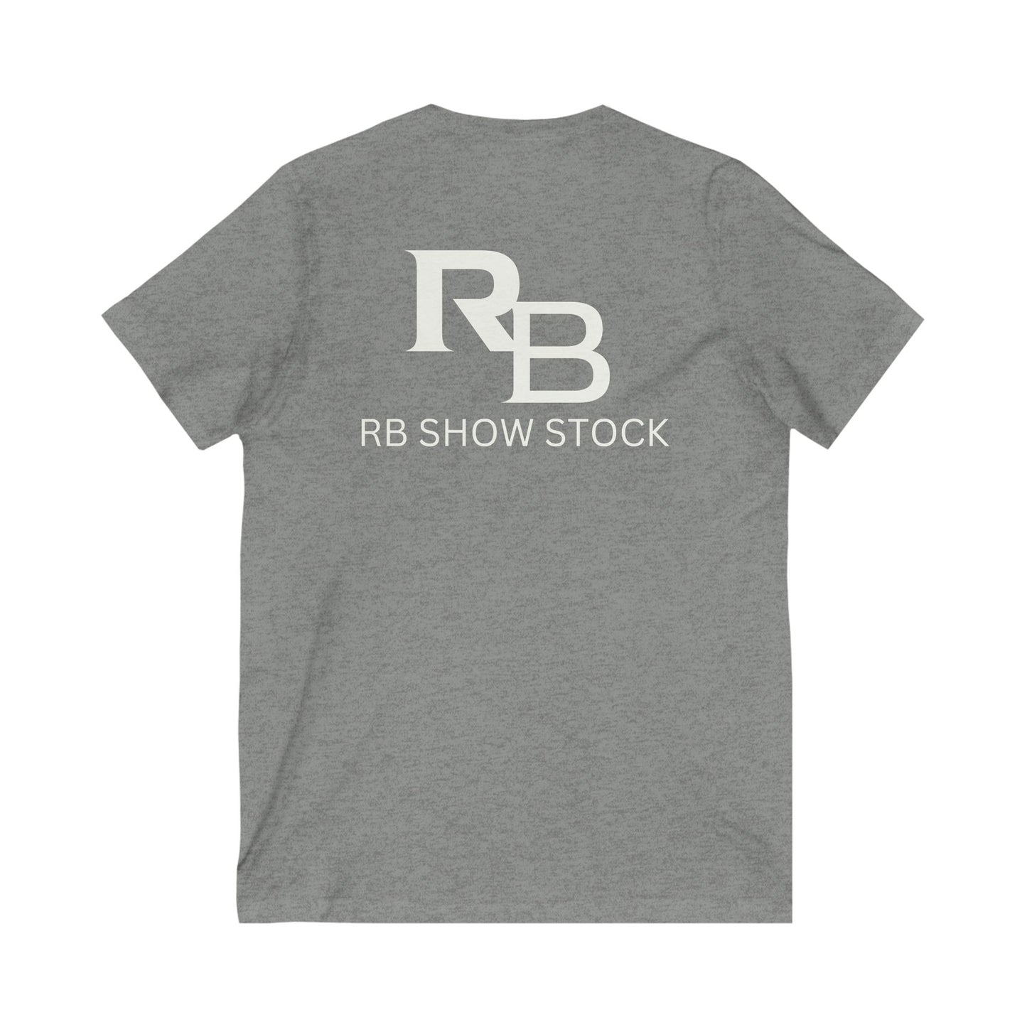 RB White CYOT Jersey Short Sleeve V-Neck Tee