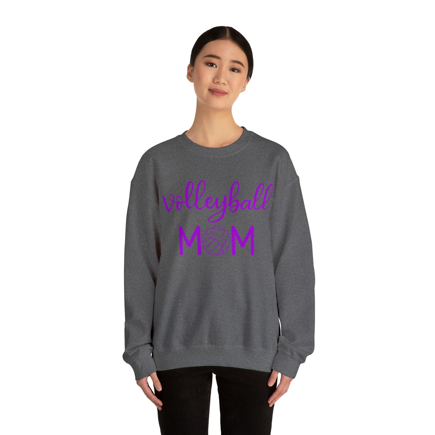 Volleyball Mom Heavy Blend™ Crewneck Sweatshirt