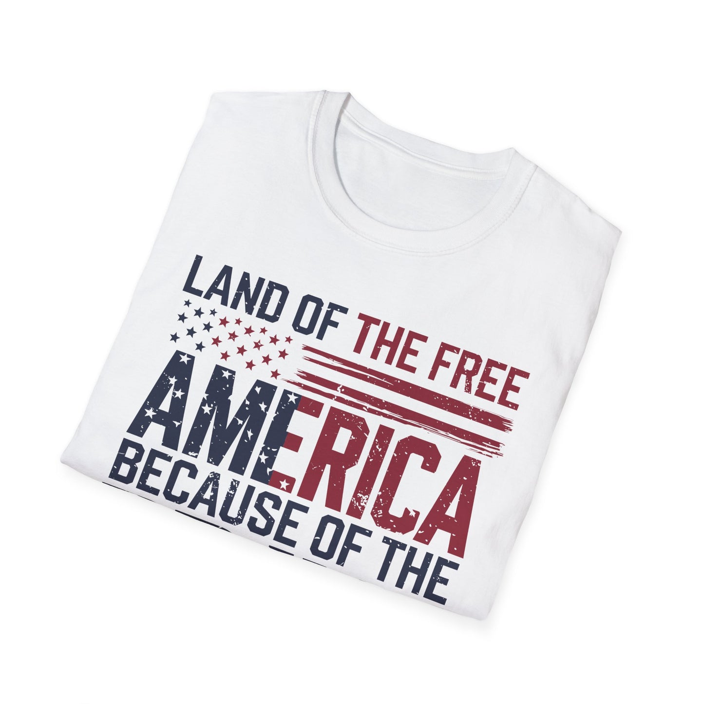 Land Of The Free Softstyle T-Shirt