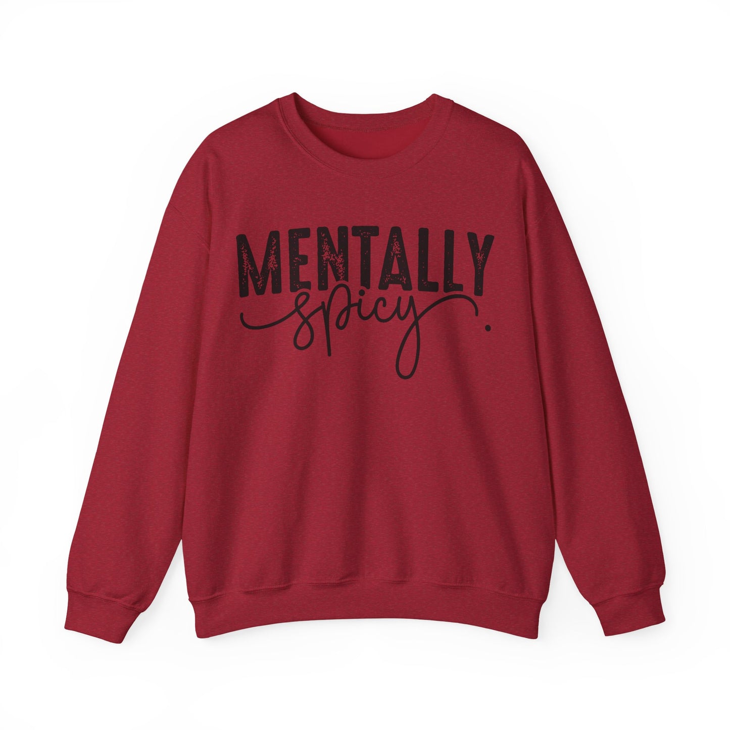 Mentally Spicy Heavy Blend™ Crewneck Sweatshirt