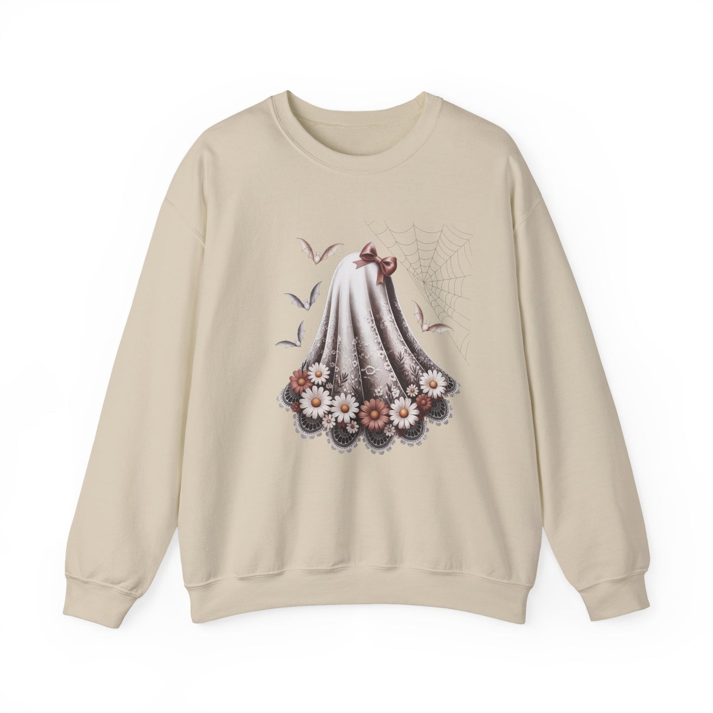 Lace Ghost Heavy Blend™ Crewneck Sweatshirt