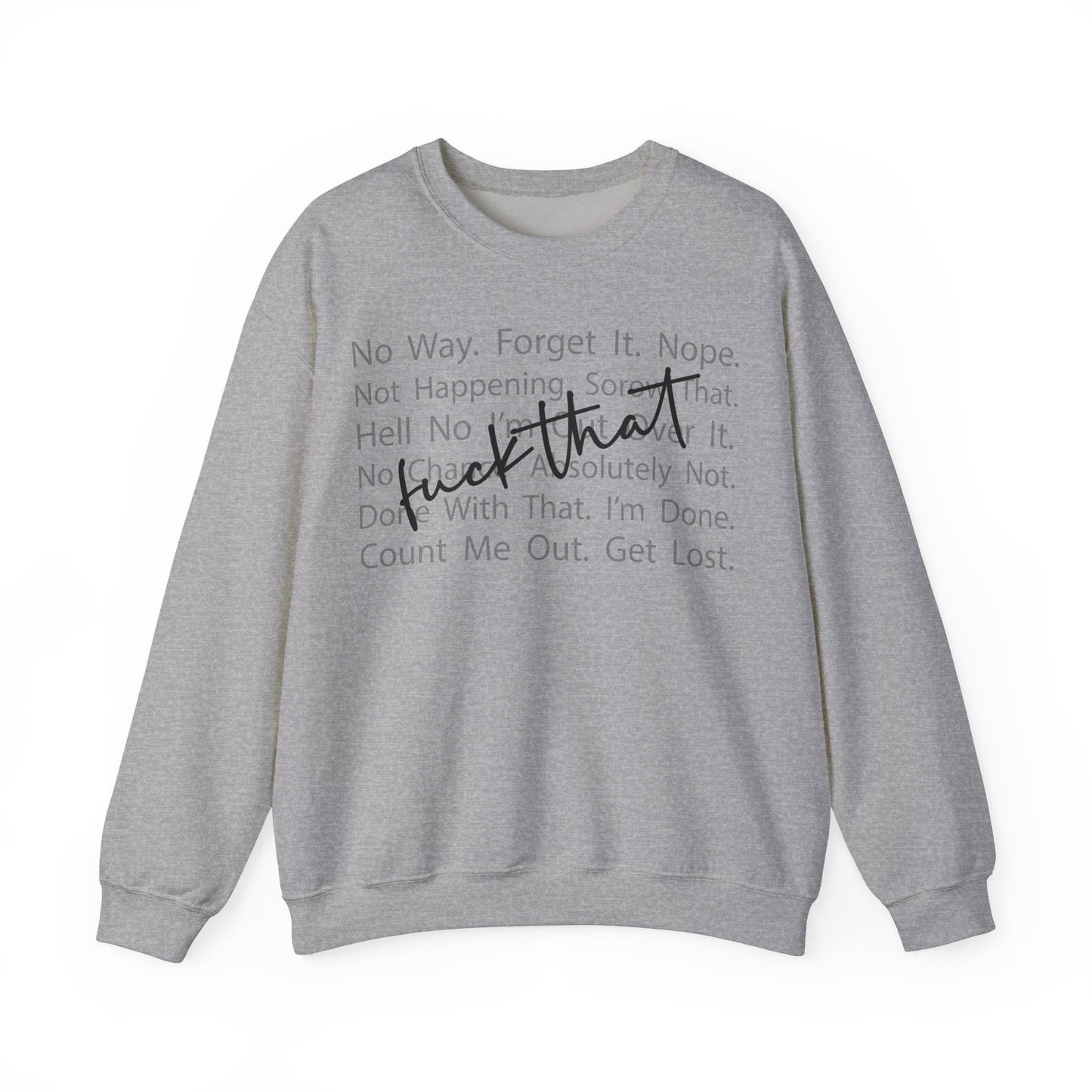F That Heavy Blend™ Crewneck Sweatshirt