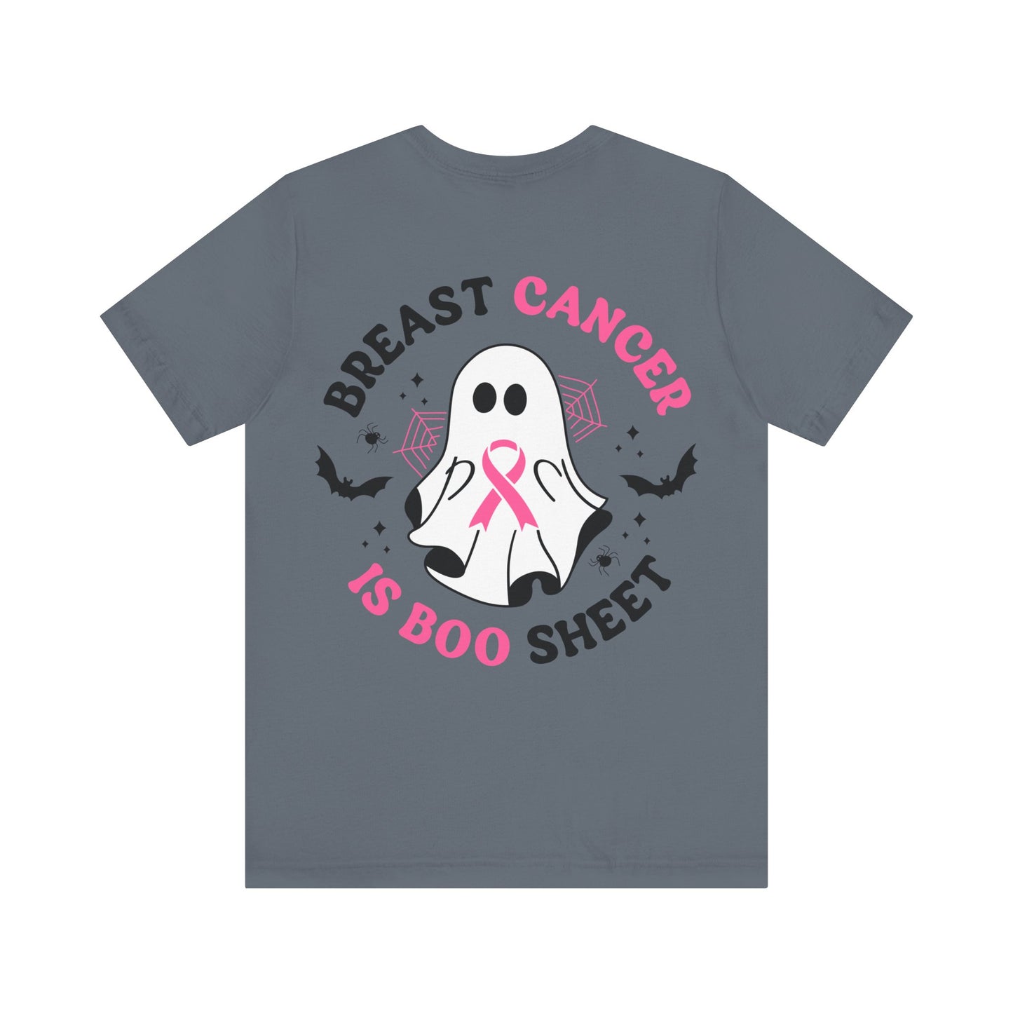 Breast Cancer Is Boo Sheet Jersey Short Sleeve Tee