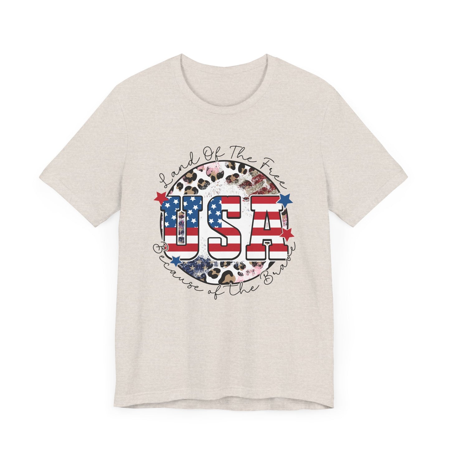 Land Of The Free Jersey Short Sleeve Tee
