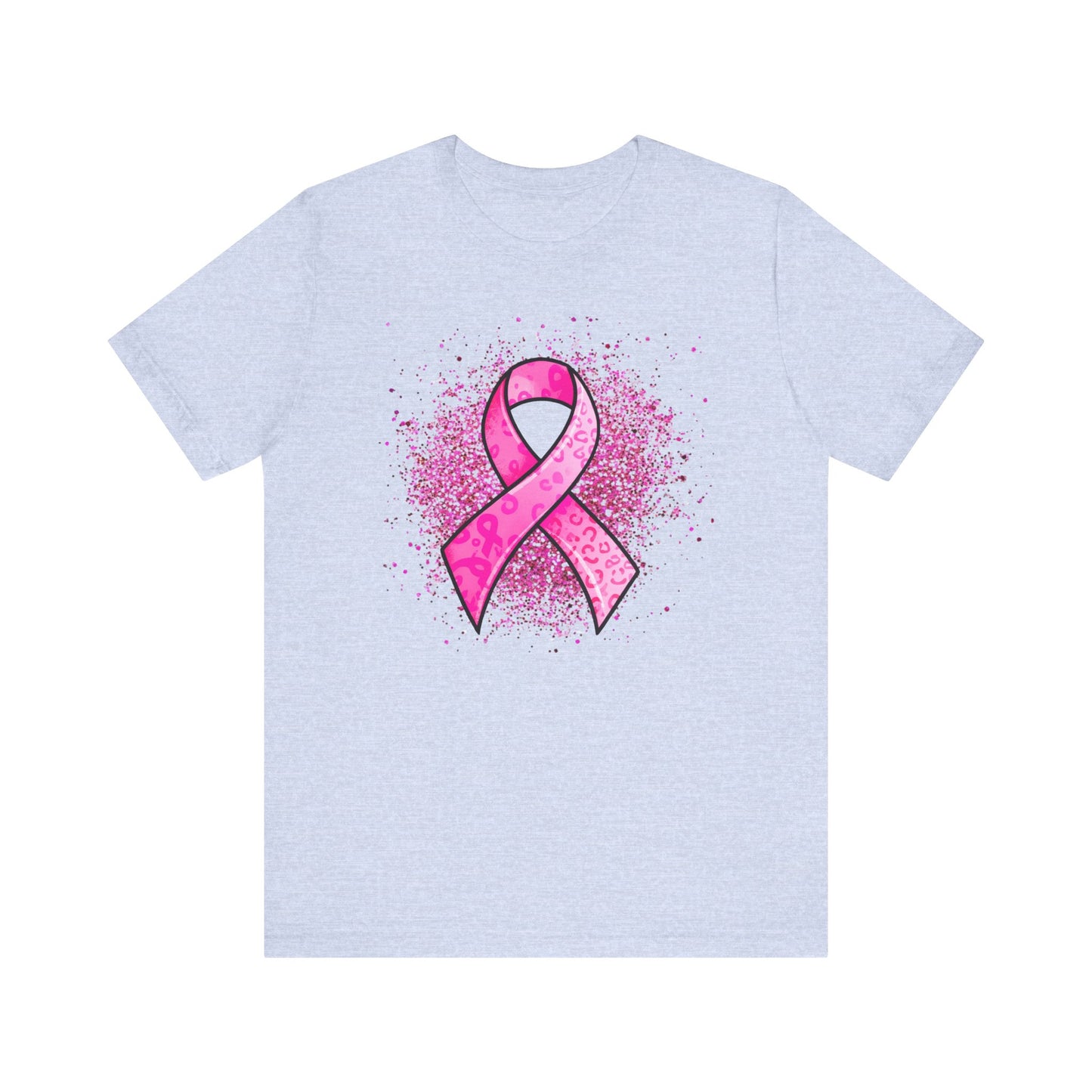 Breast Cancer Ribbon Jersey Short Sleeve Tee
