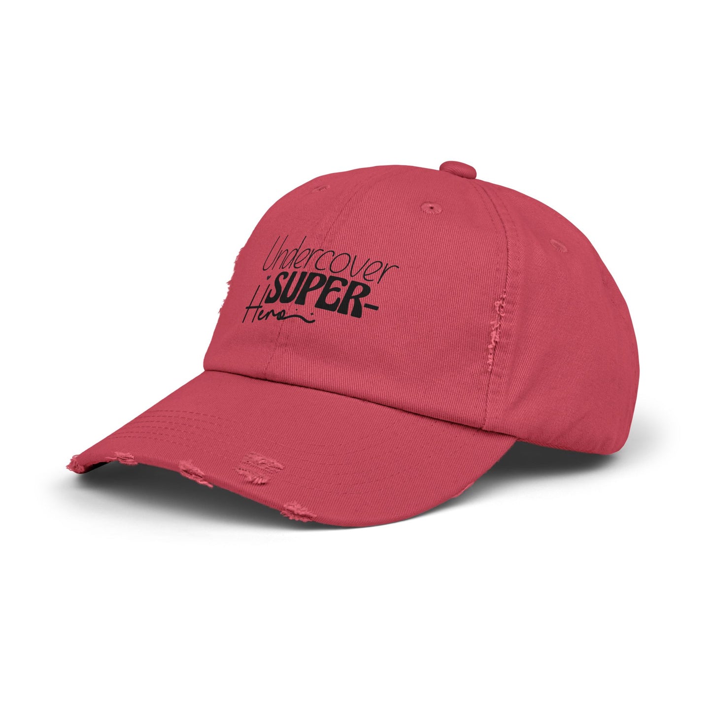 Undercover Super Hero Distressed Cap