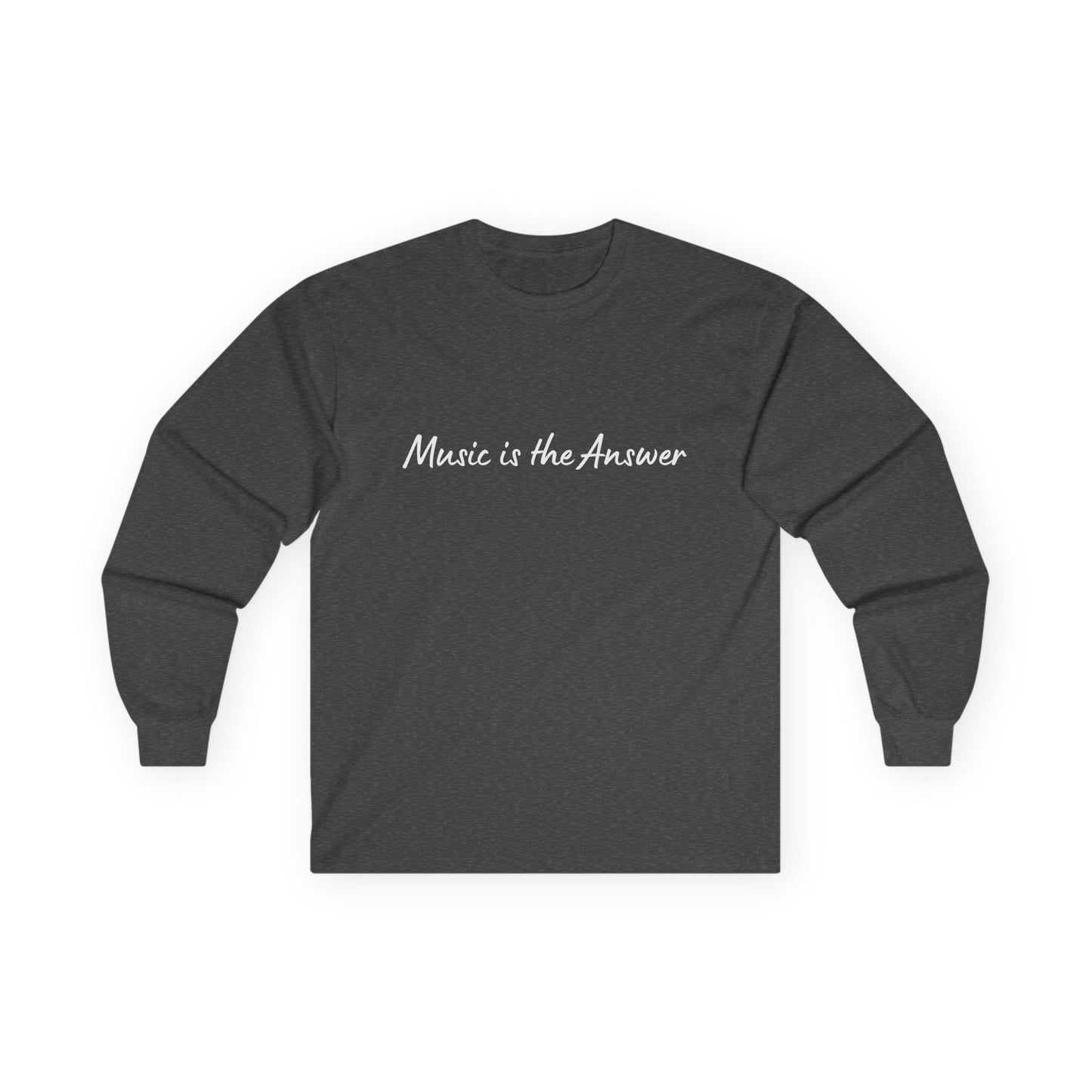 Music Is The Answer Ultra Cotton Long Sleeve Tee