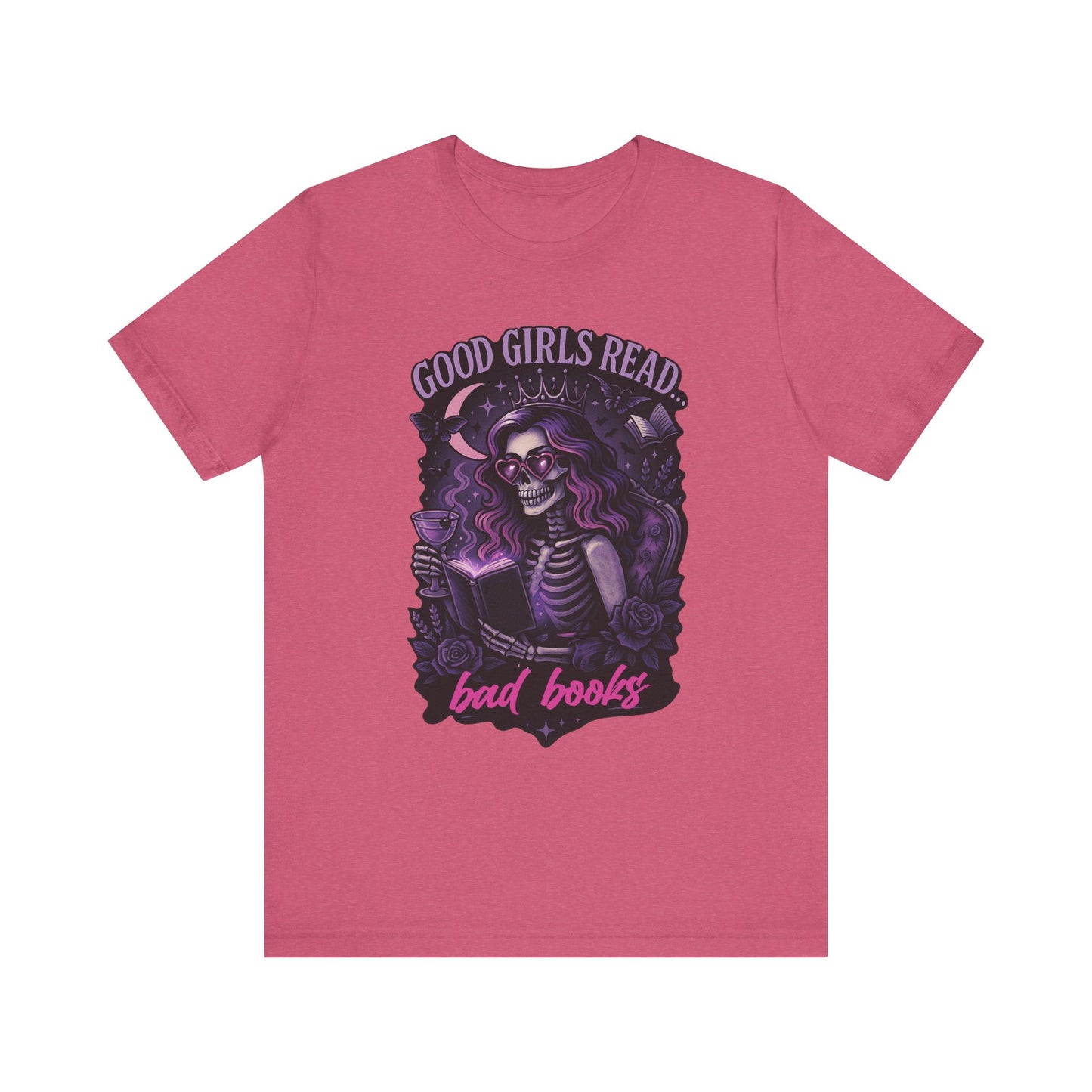 Good Girls Read Bad Books Jersey Short Sleeve Tee