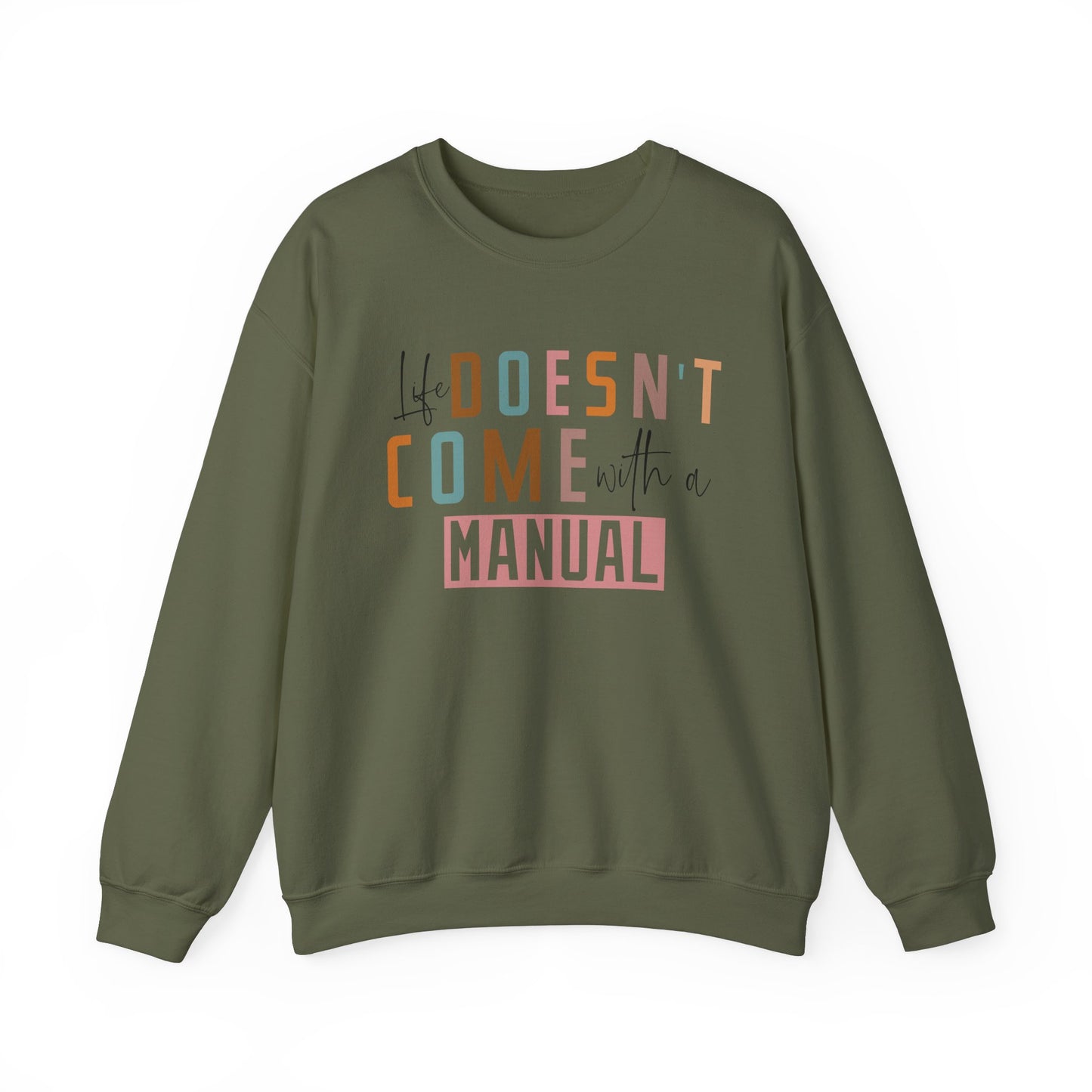 Life Doesn’t Come With A Manual Heavy Blend™ Crewneck Sweatshirt