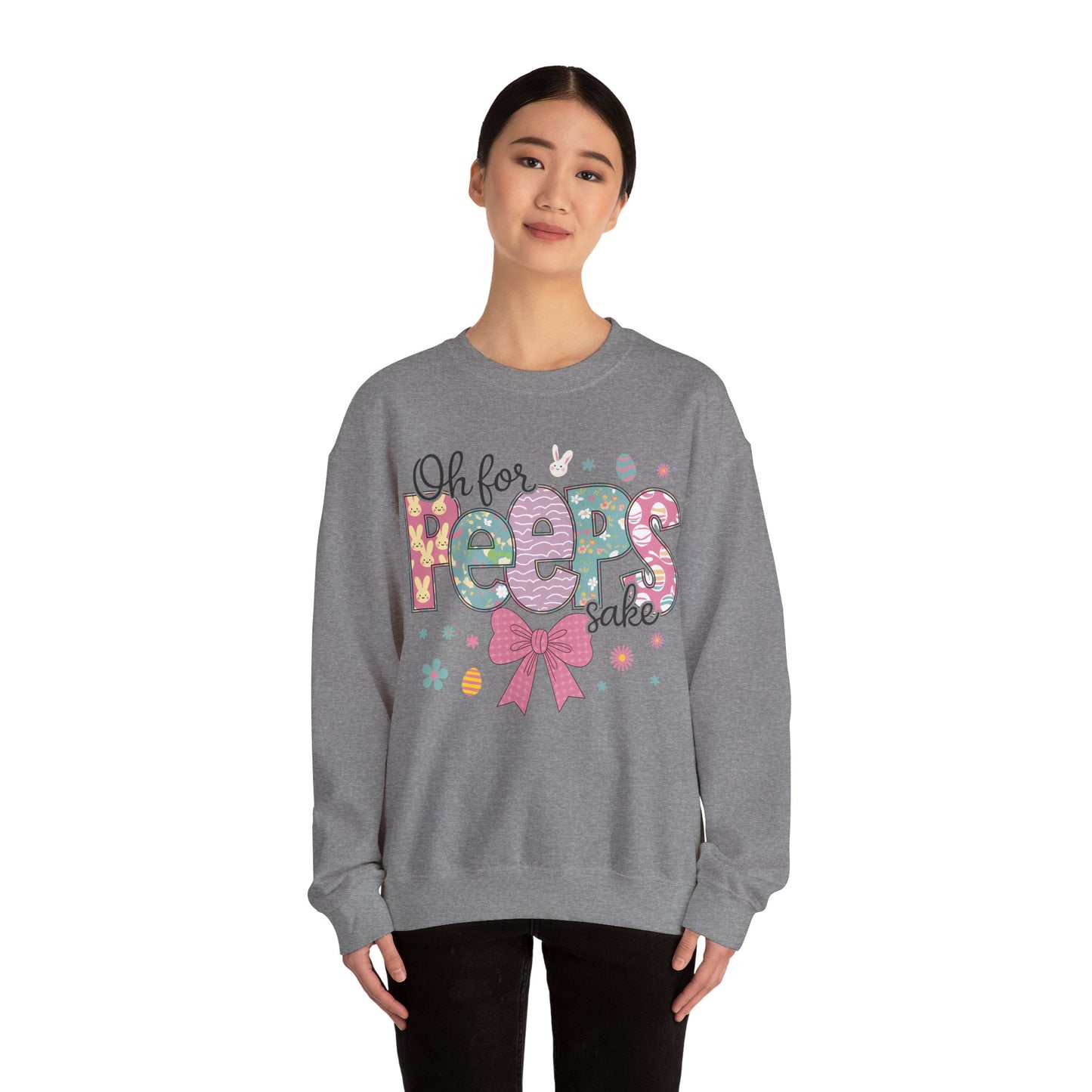 Oh For Peeps Sake Heavy Blend™ Crewneck Sweatshirt